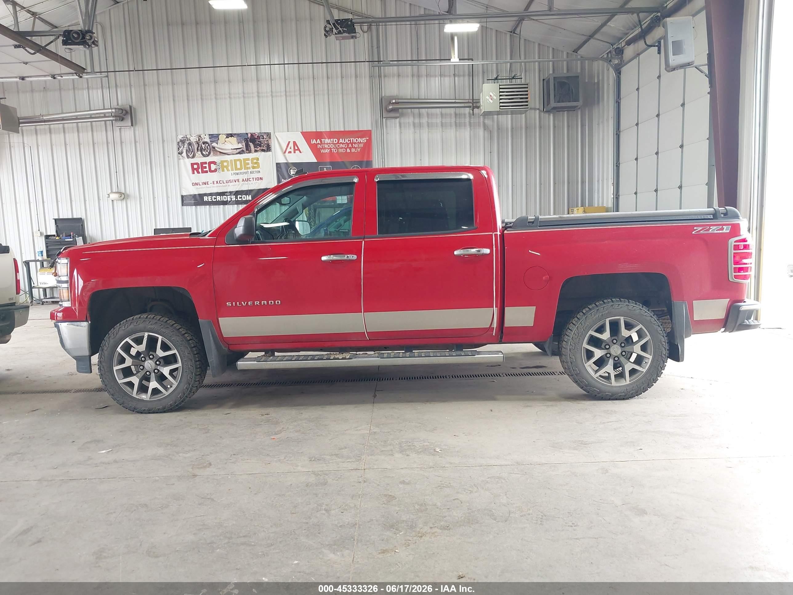 2014 Chevrolet Silverado 1500 2lt Black vin: 3GCUKREC6EG116308