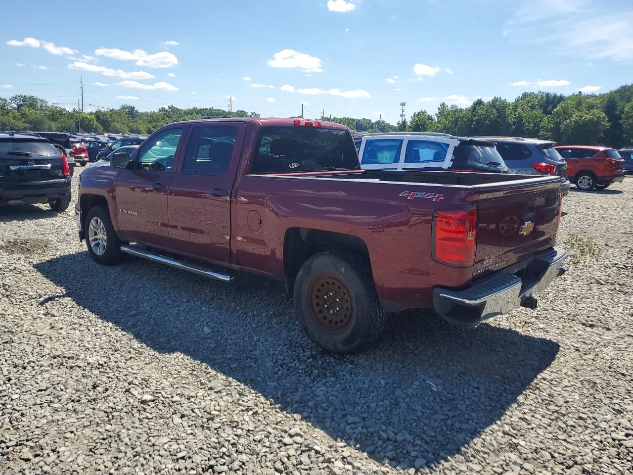 2014 Chevrolet Silverado Maroon vin: 3GCUKREC6EG123629