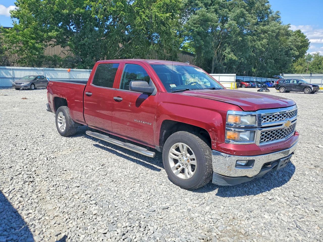 2014 Chevrolet Silverado Maroon vin: 3GCUKREC6EG123629