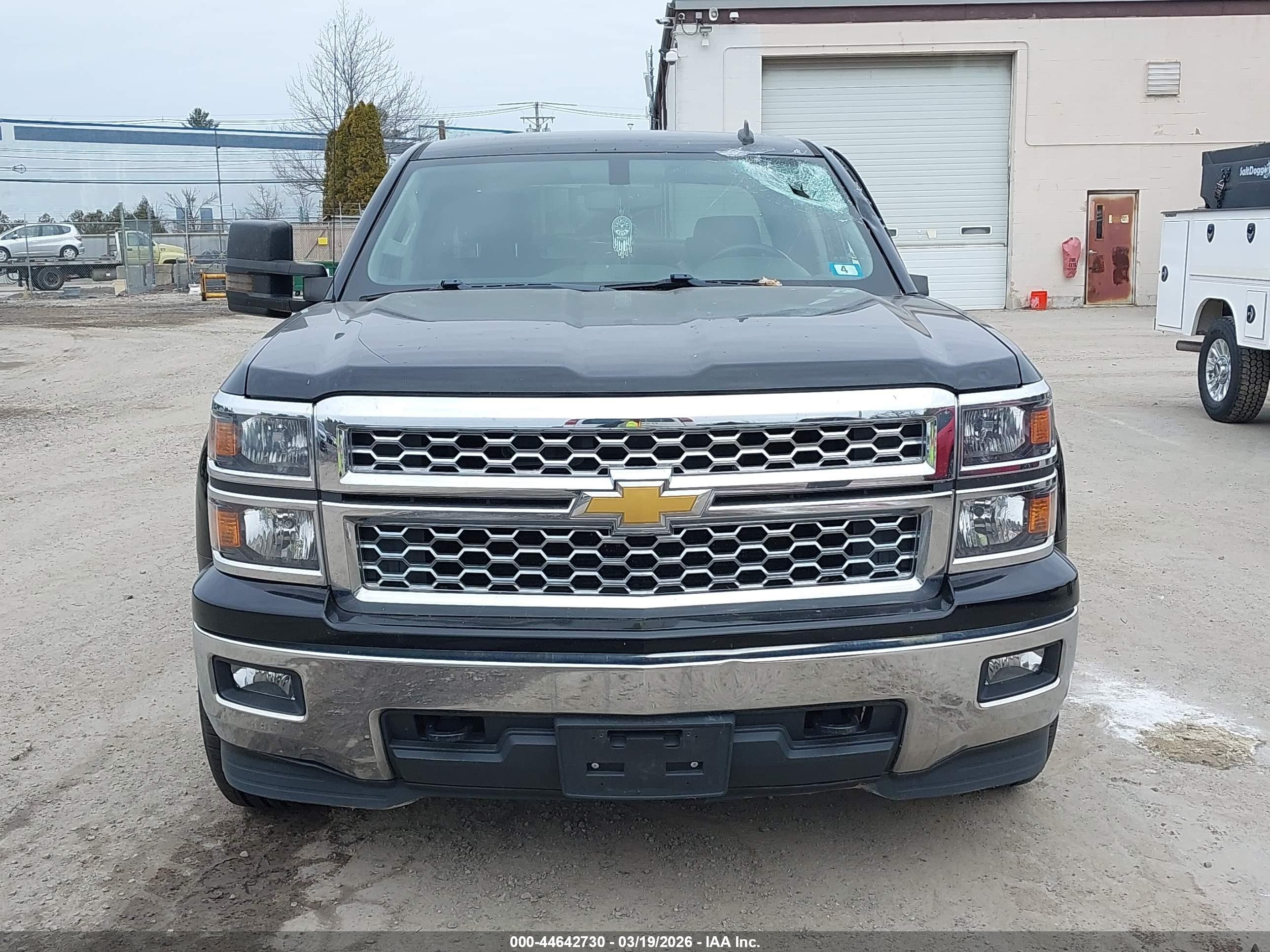2014 Chevrolet Silverado 1500 1lt Black vin: 3GCUKREC6EG232754