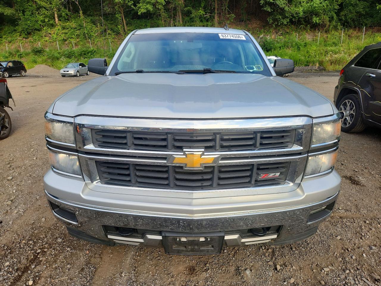 2014 Chevrolet Silverado K1500 Lt Серебряный vin: 3GCUKREC6EG251269