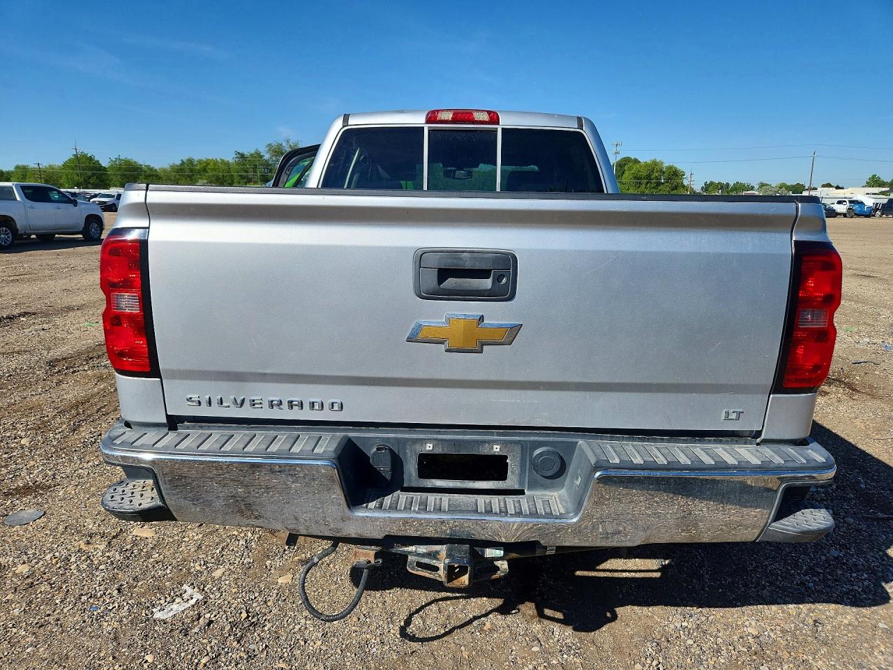 2014 Chevrolet Silverado K1500 Lt Silver vin: 3GCUKREC6EG271232