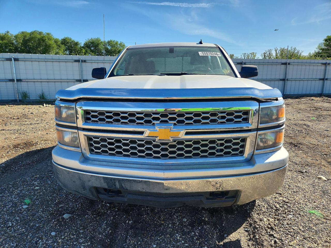 2014 Chevrolet Silverado K1500 Lt Silver vin: 3GCUKREC6EG271232