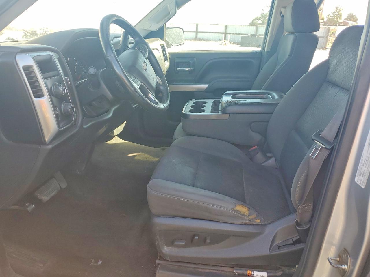 2014 Chevrolet Silverado K1500 Lt Silver vin: 3GCUKREC6EG271232
