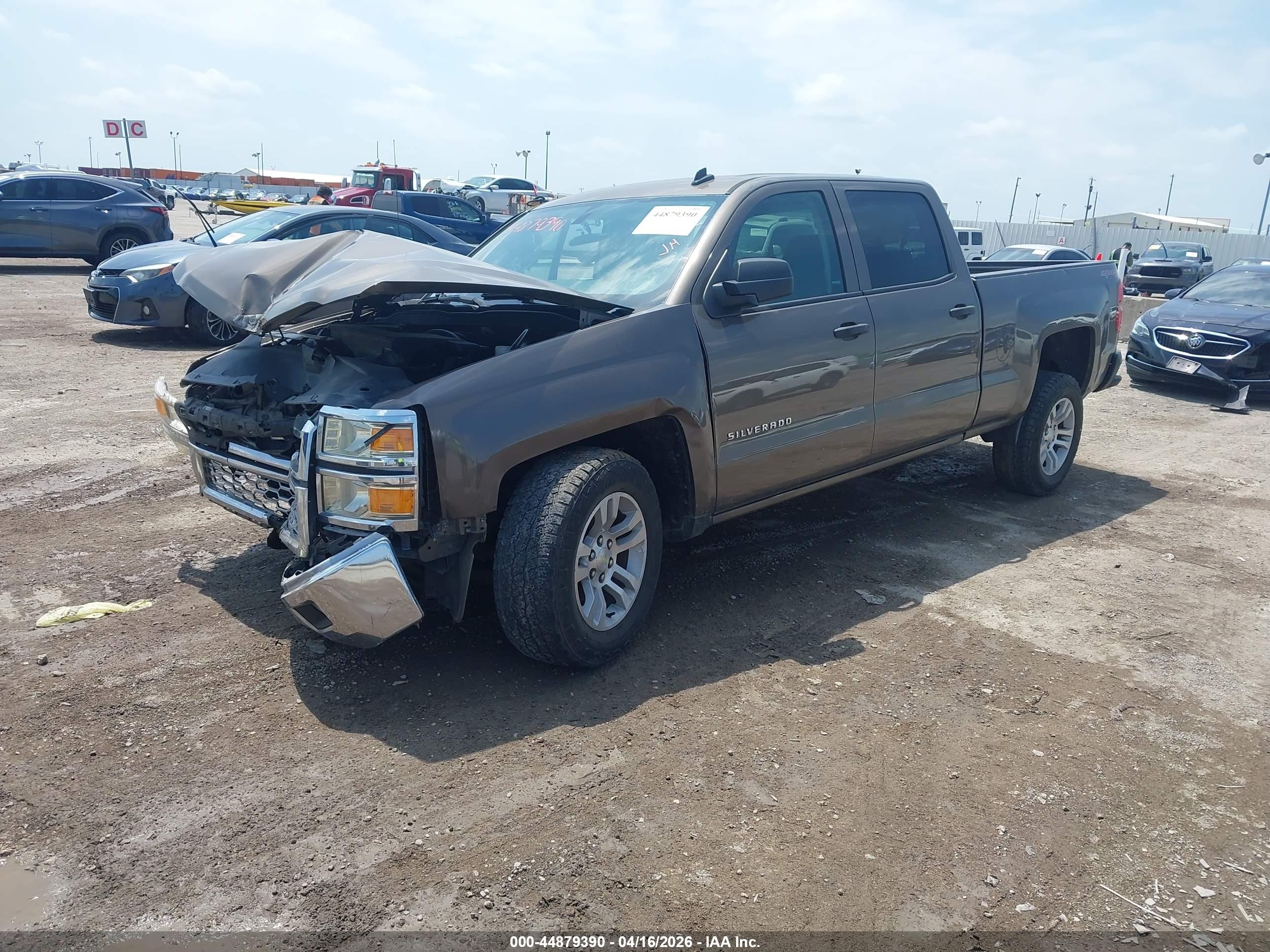 2014 Chevrolet Silverado 1500 1lt Brown vin: 3GCUKREC6EG336077