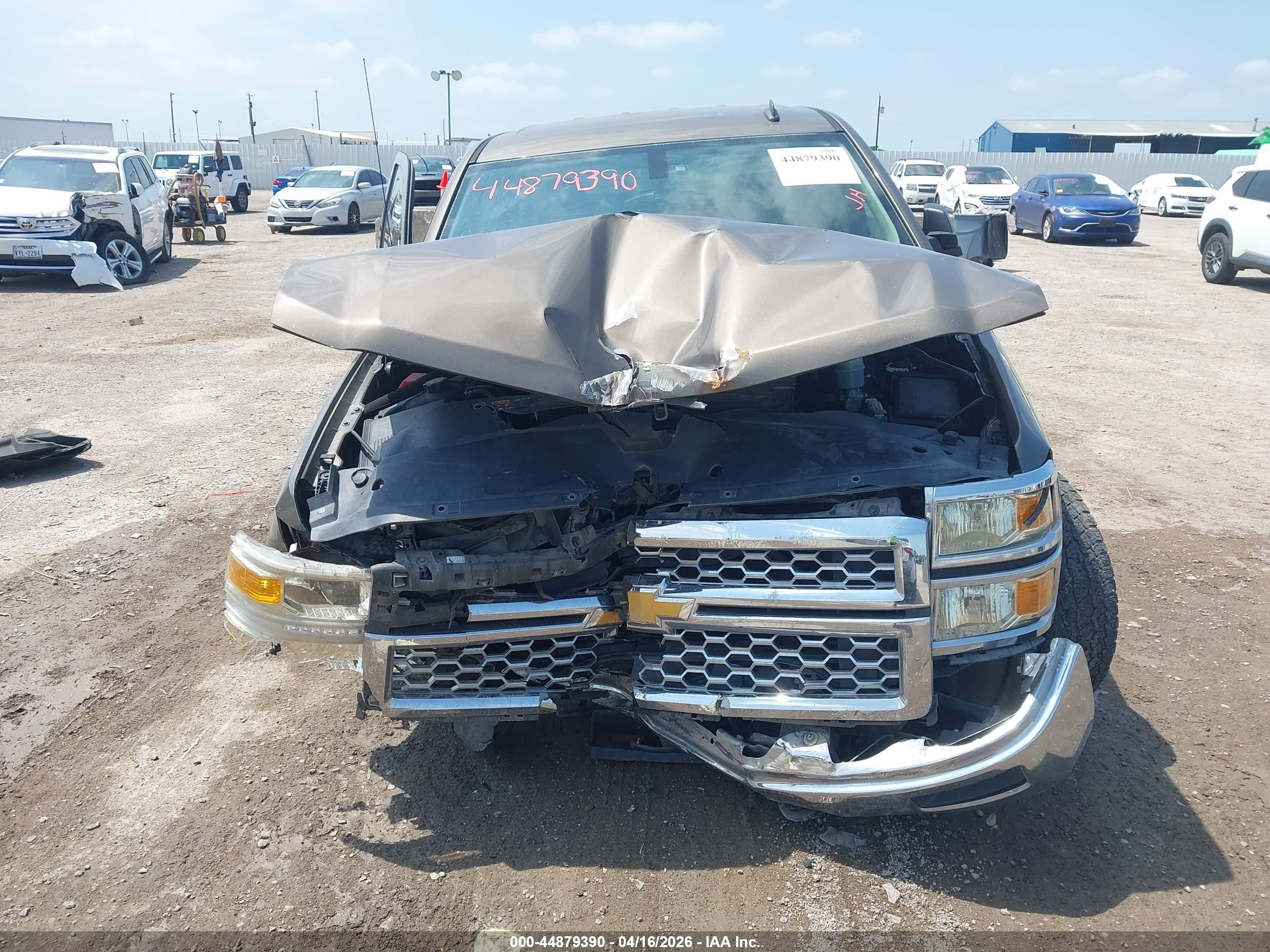 2014 Chevrolet Silverado 1500 1lt Brown vin: 3GCUKREC6EG336077
