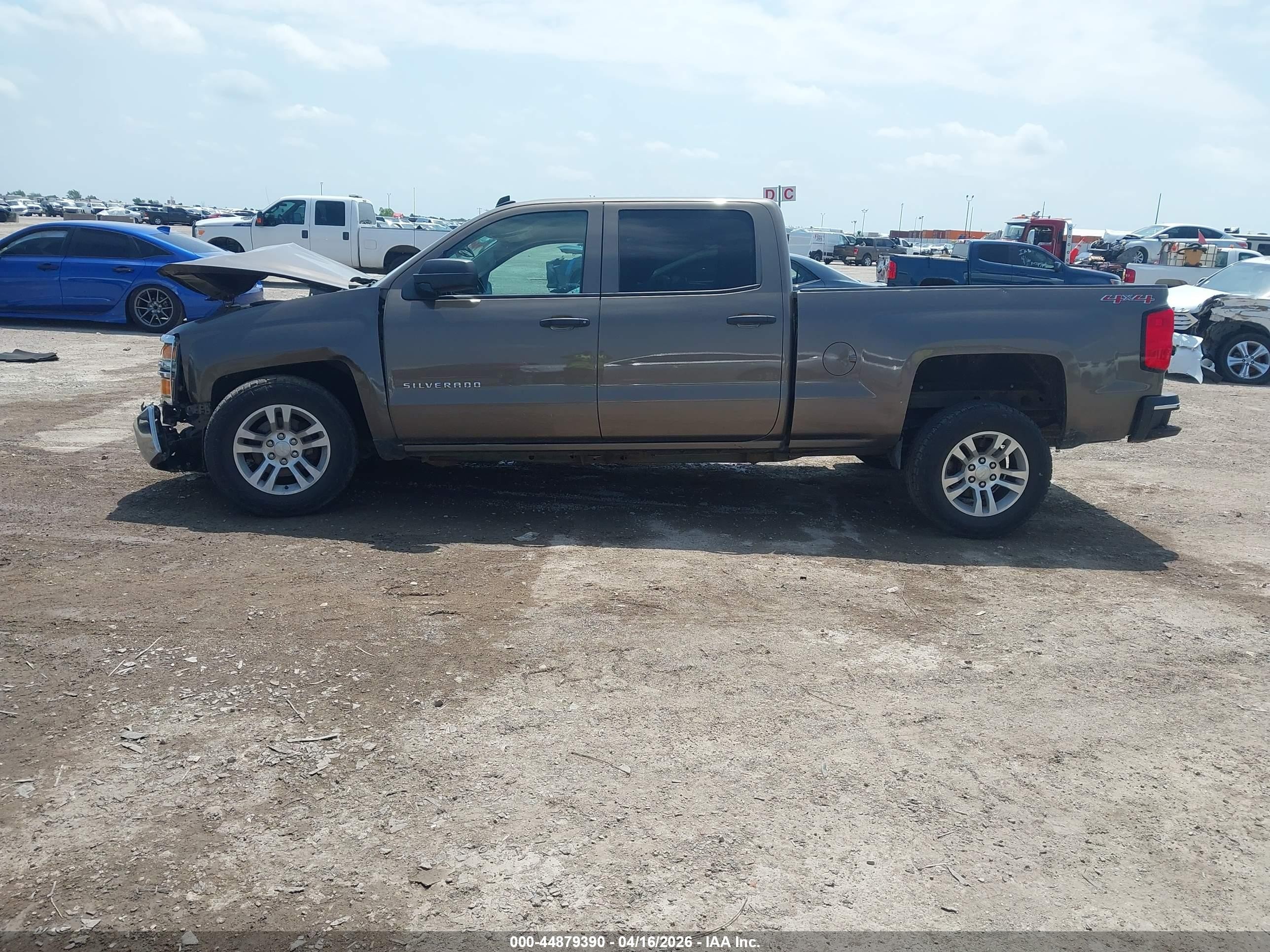 2014 Chevrolet Silverado 1500 1lt Brown vin: 3GCUKREC6EG336077