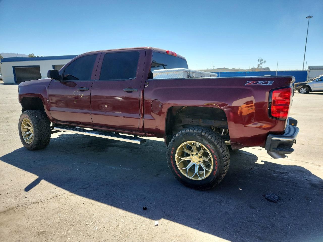 2014 Chevrolet Silverado K1500 Lt Burgundy vin: 3GCUKREC6EG385067
