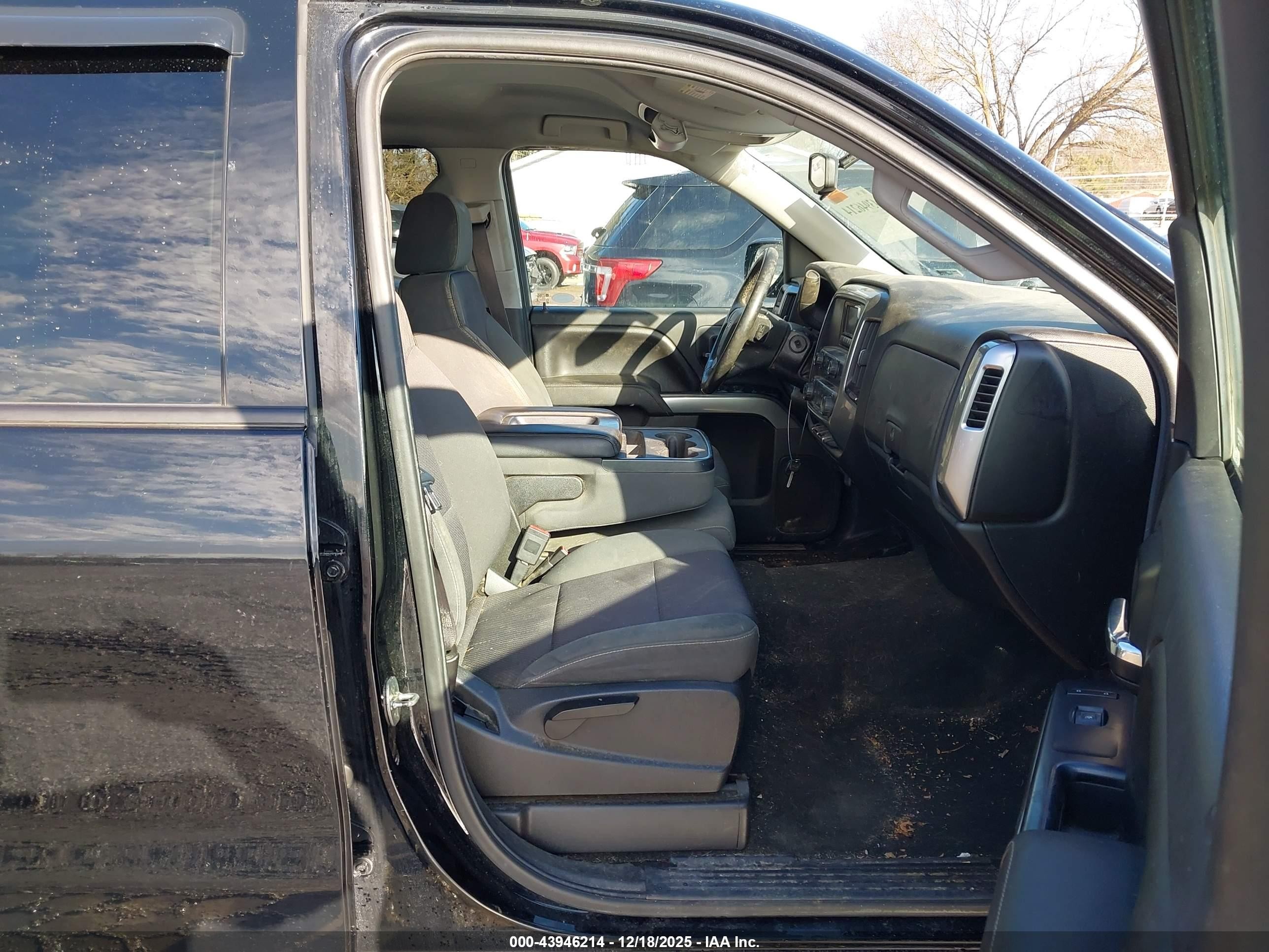 2014 Chevrolet Silverado 1500 1lt/2lt Black vin: 3GCUKREC6EG408783