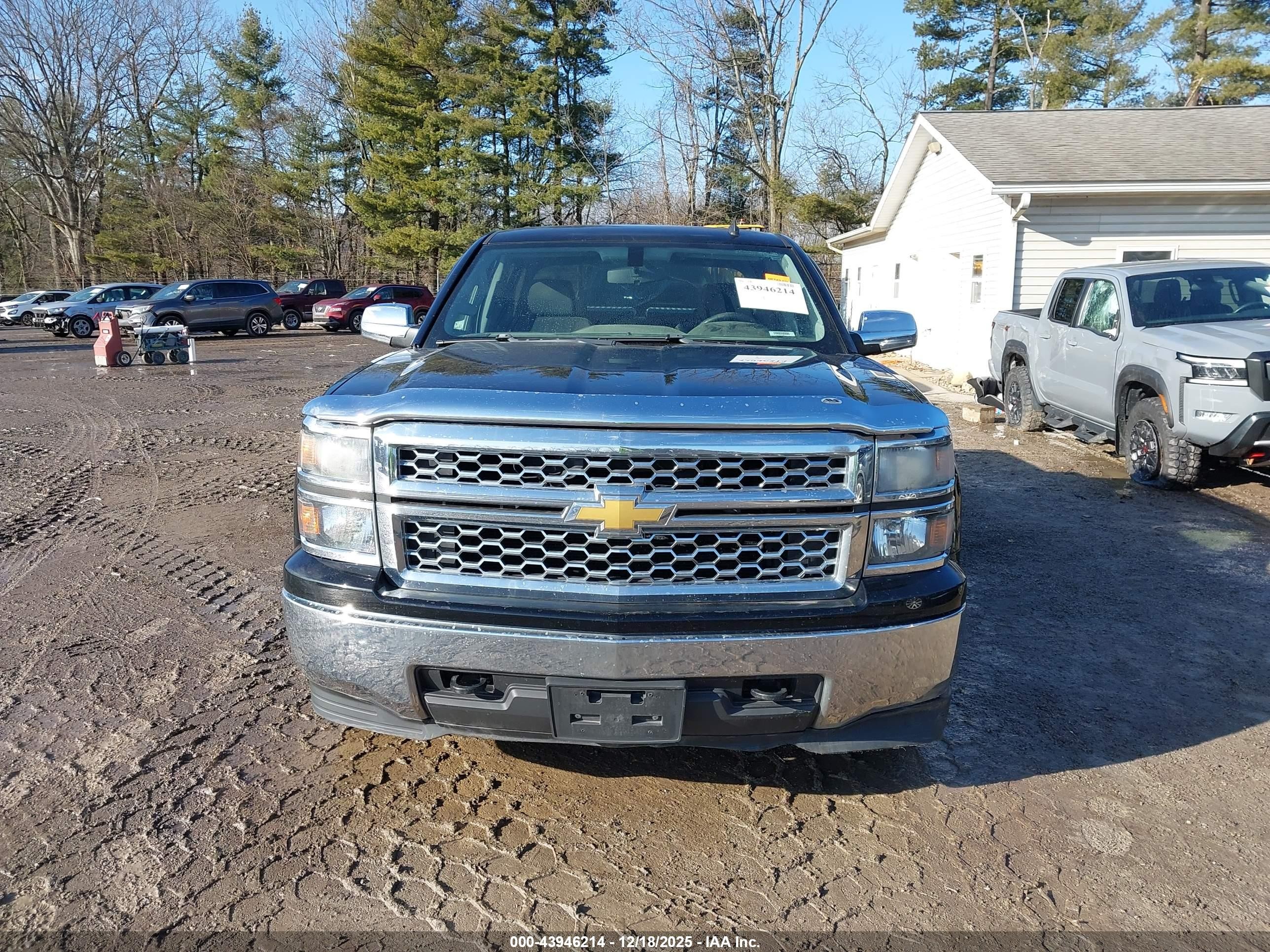 2014 Chevrolet Silverado 1500 1lt/2lt Black vin: 3GCUKREC6EG408783