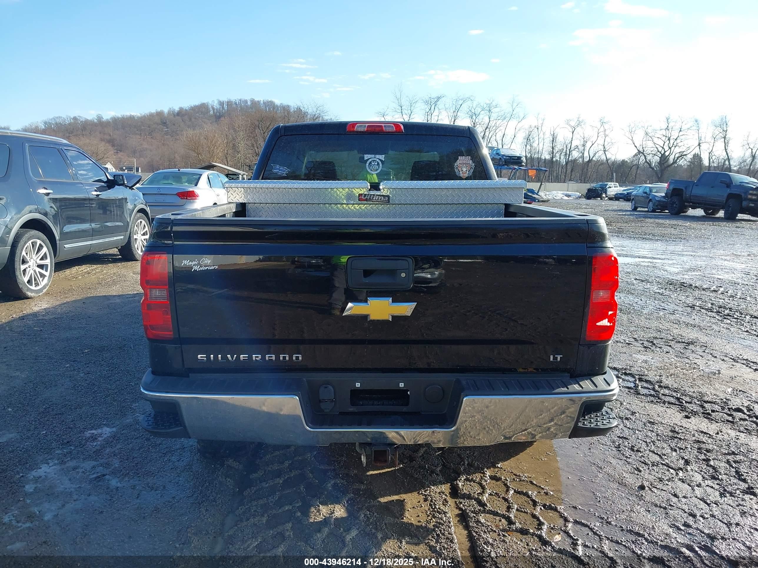 2014 Chevrolet Silverado 1500 1lt/2lt Black vin: 3GCUKREC6EG408783