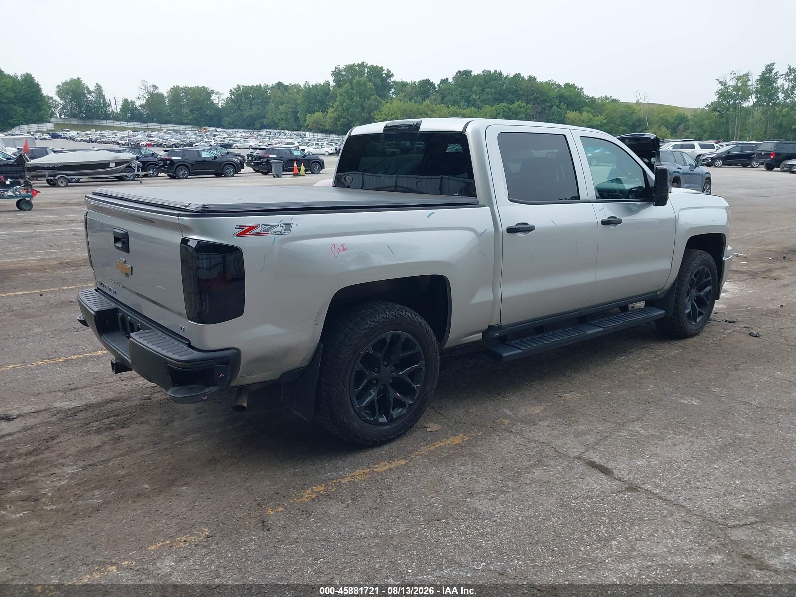 2014 Chevrolet Silverado 1500 Lt Серебряный vin: 3GCUKREC6EG440861