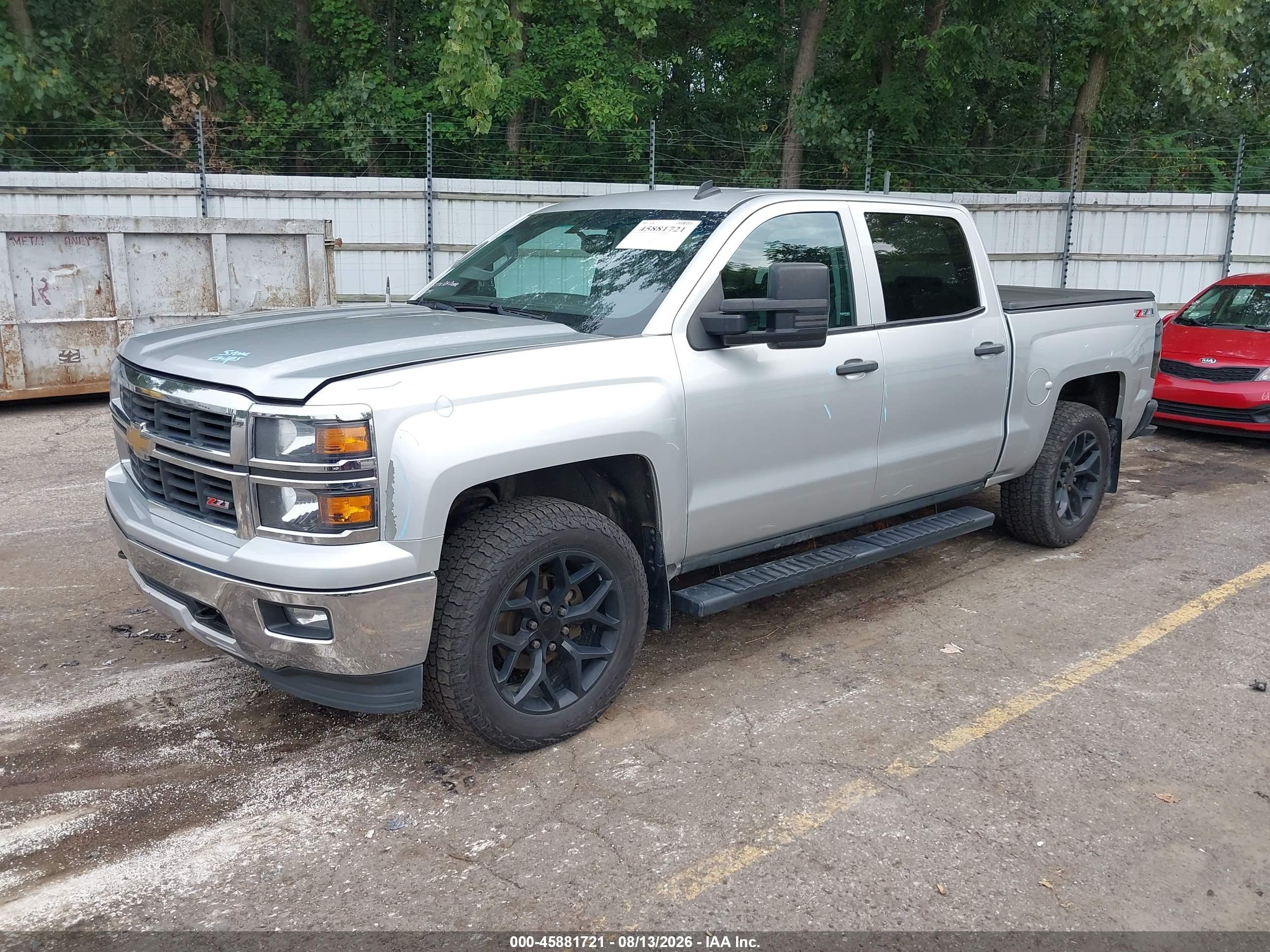 2014 Chevrolet Silverado 1500 Lt Серебряный vin: 3GCUKREC6EG440861