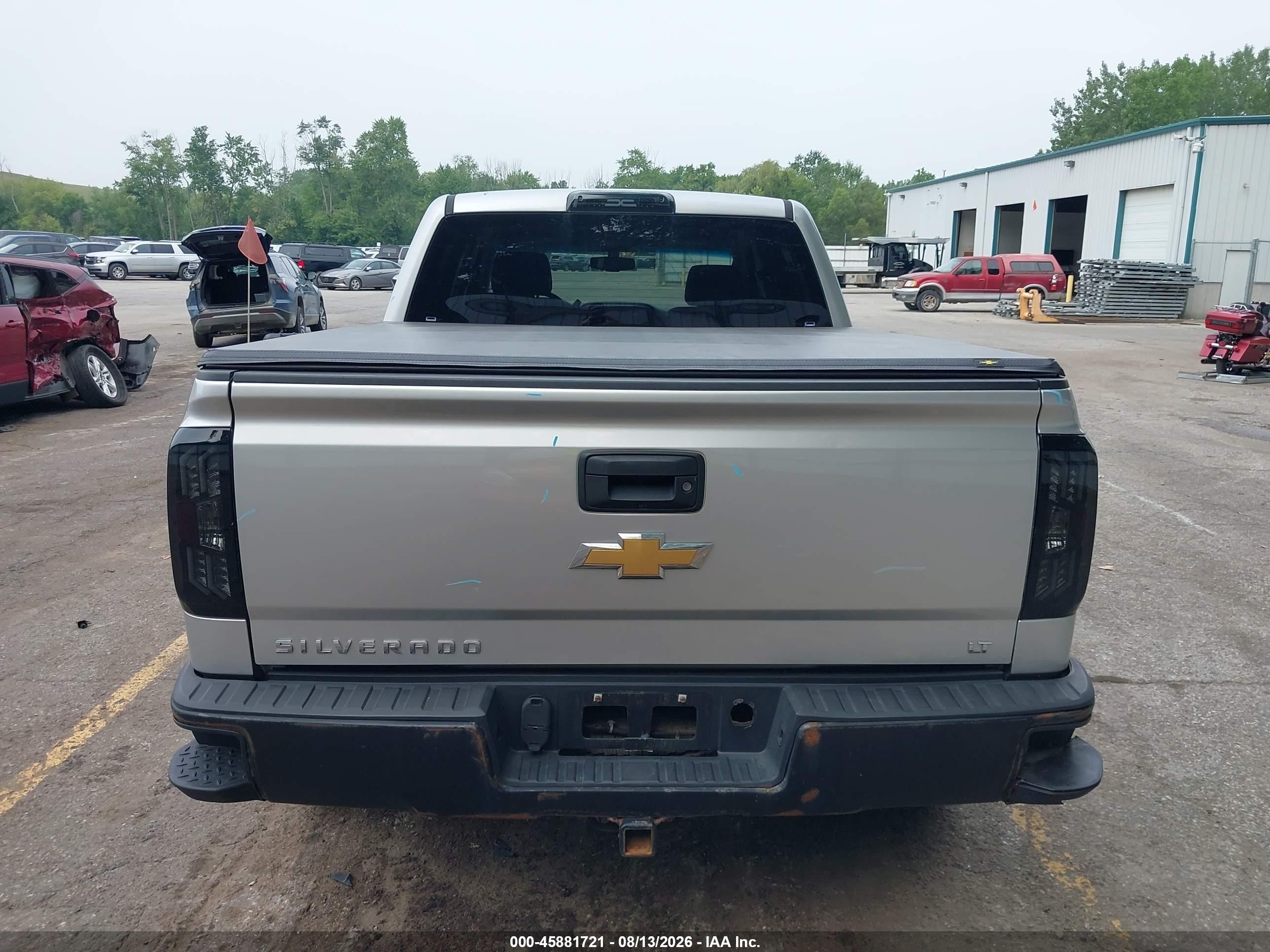 2014 Chevrolet Silverado 1500 Lt Серебряный vin: 3GCUKREC6EG440861