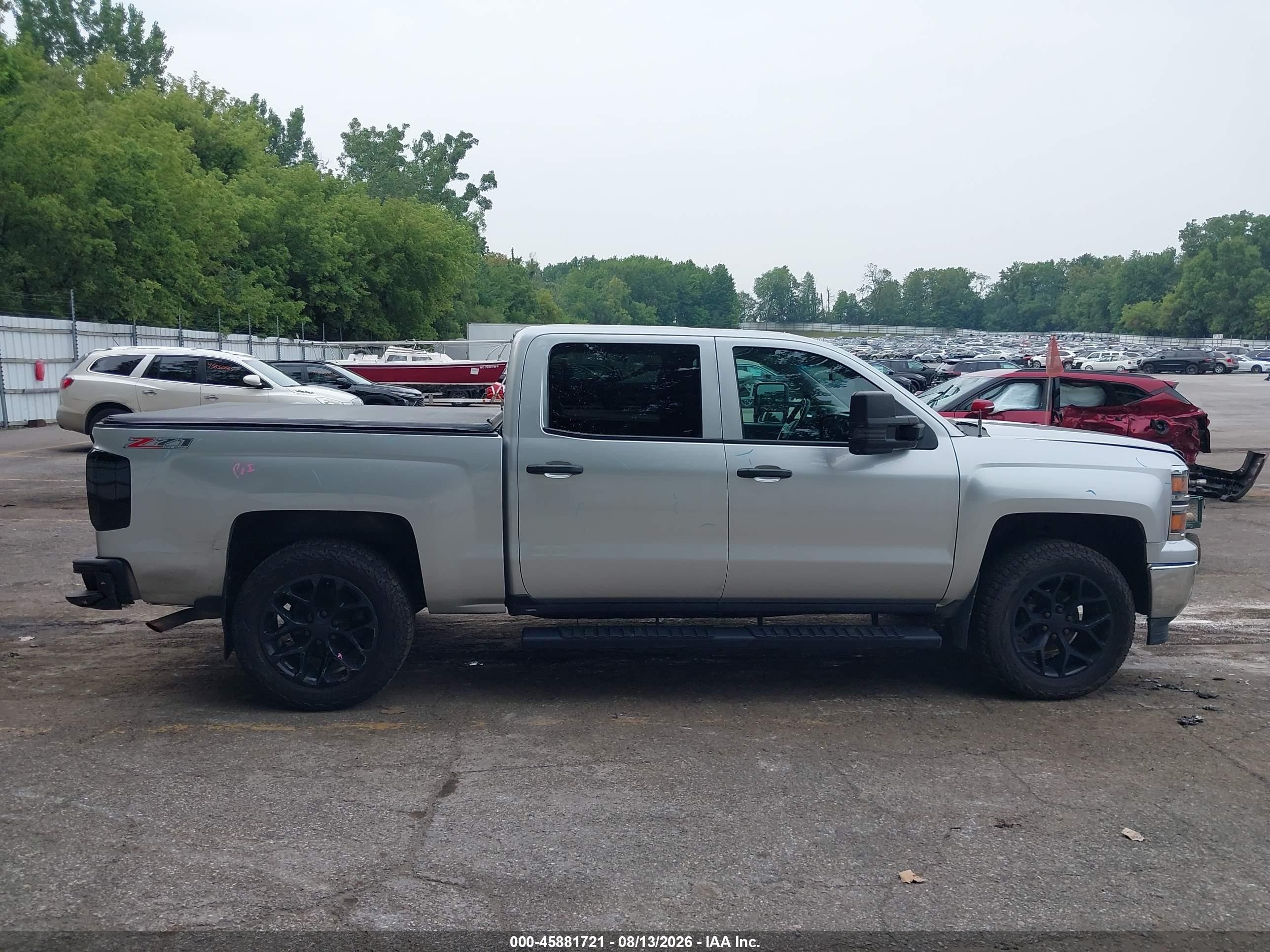 2014 Chevrolet Silverado 1500 Lt Серебряный vin: 3GCUKREC6EG440861
