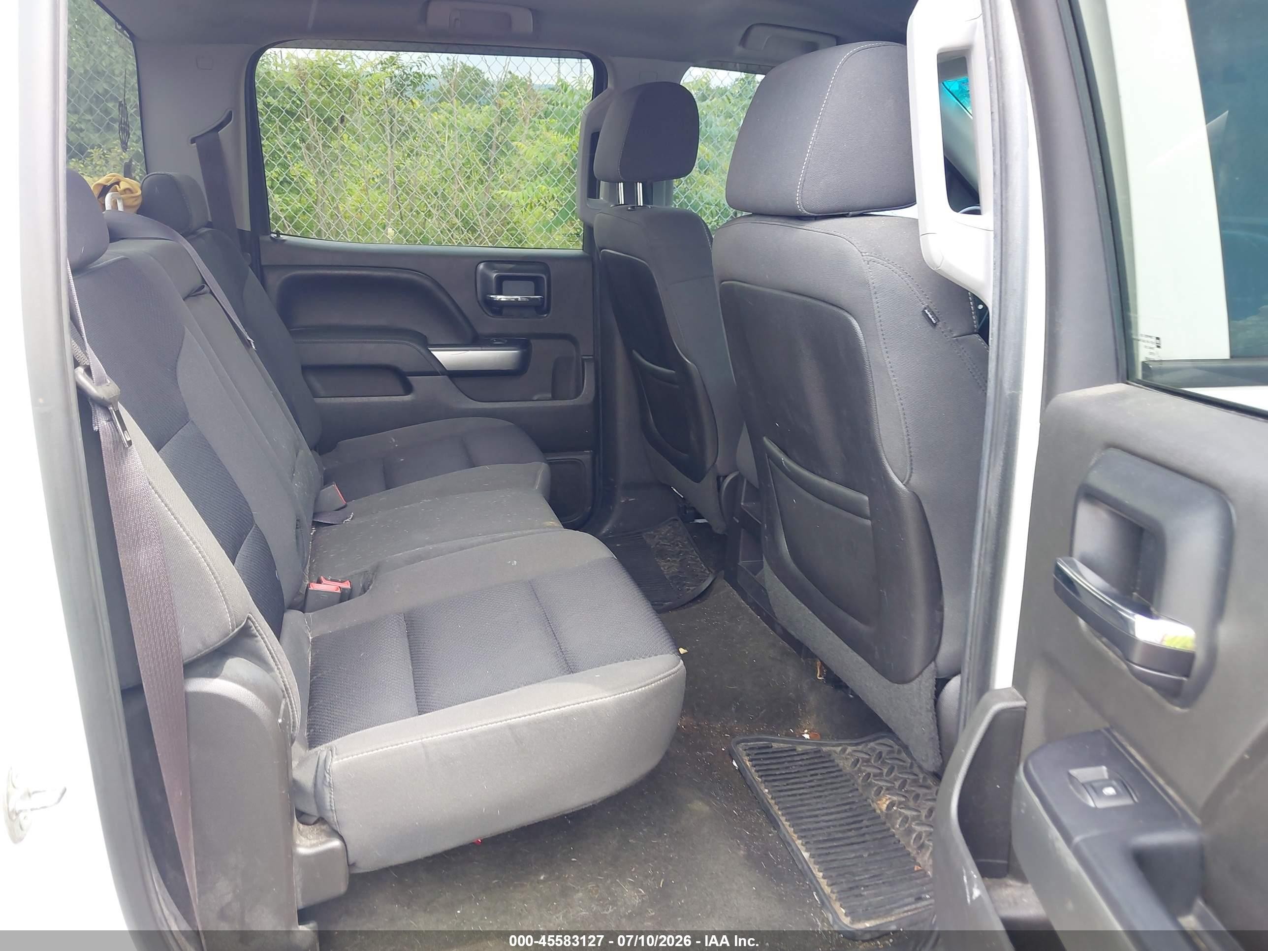 2014 Chevrolet Silverado 1500 Lt White vin: 3GCUKREC6EG490952