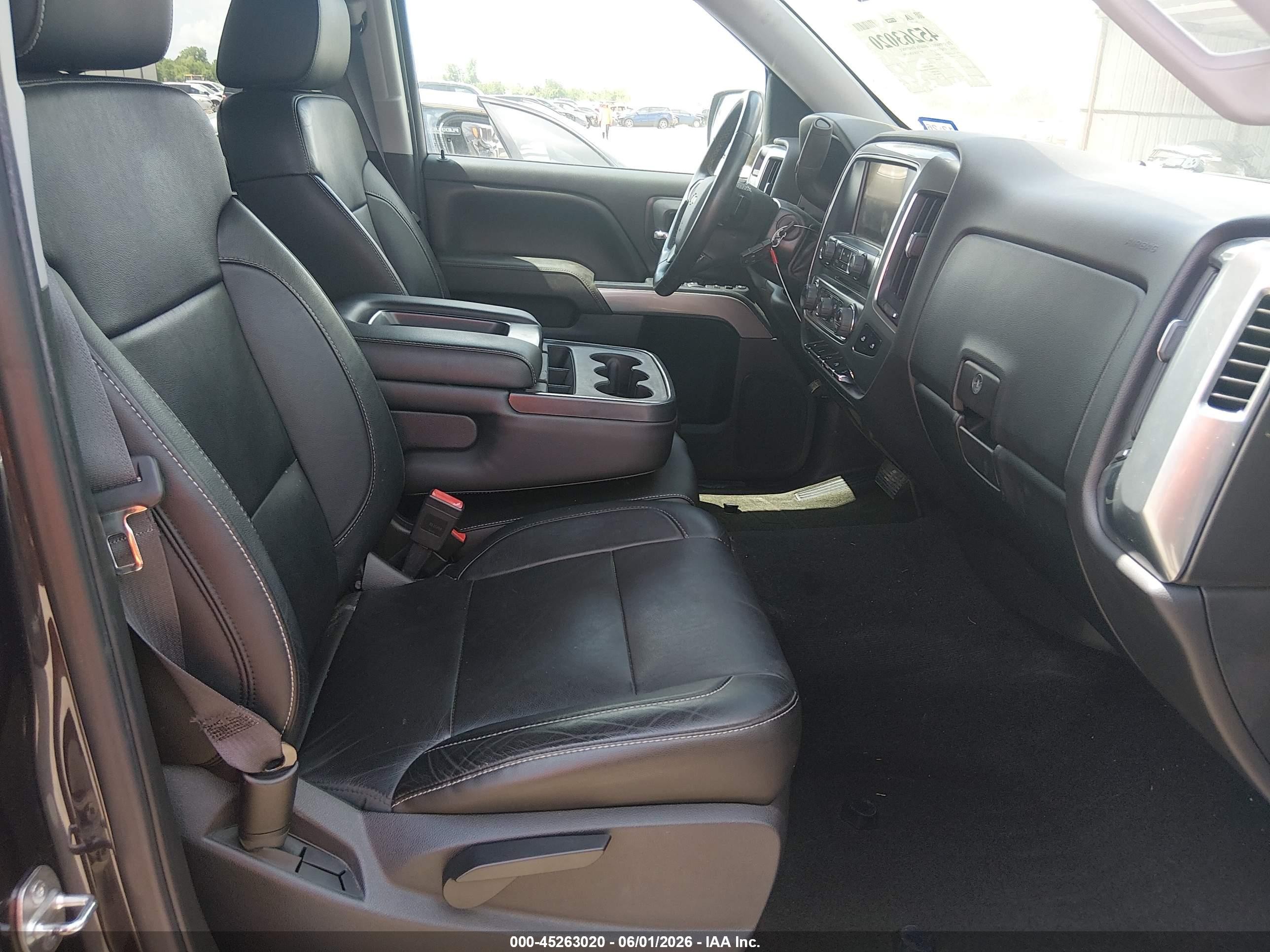 2014 Chevrolet Silverado 1500 2lt Black vin: 3GCUKREC6EG502954