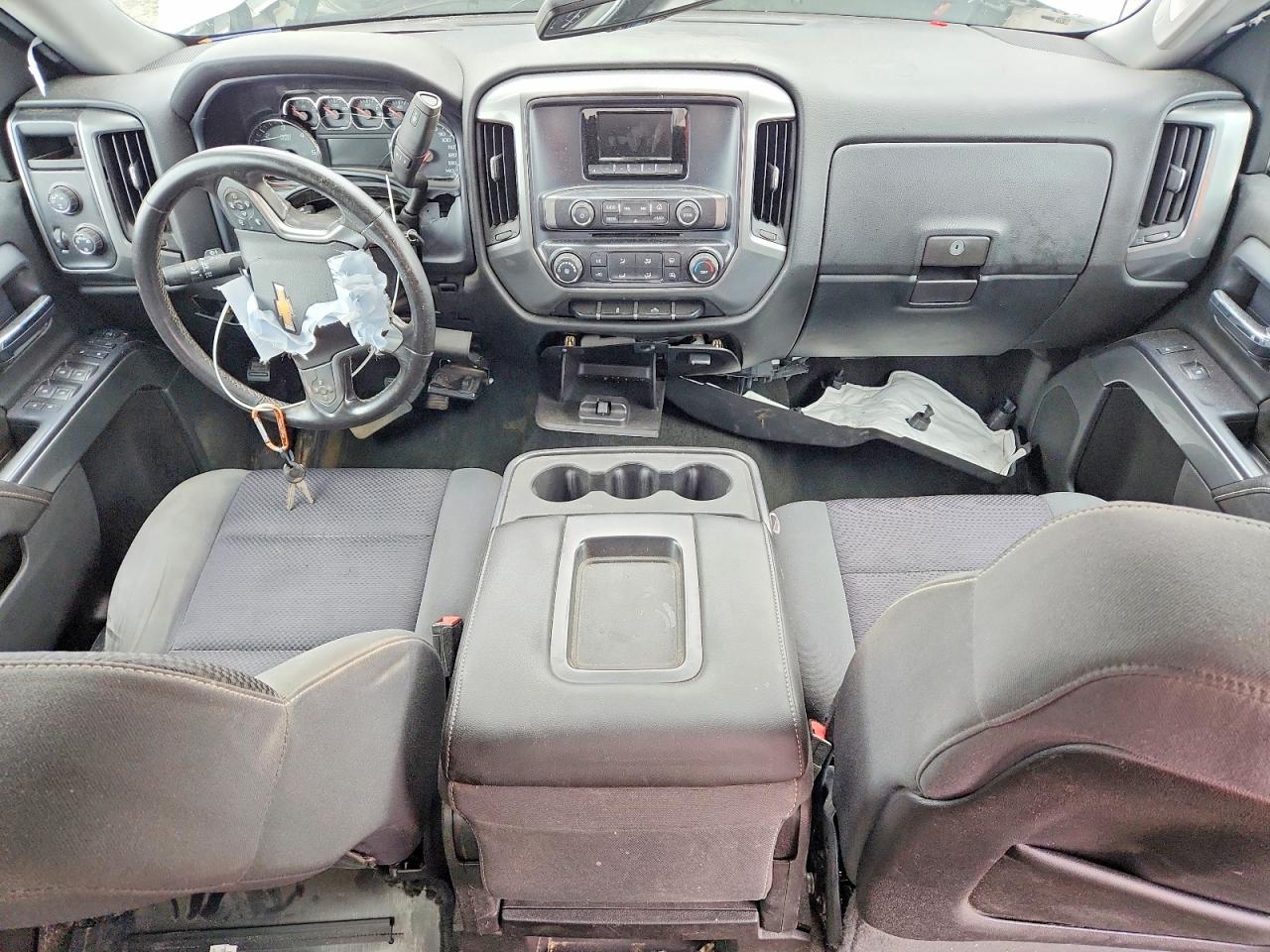 2014 Chevrolet Silverado K1500 Lt Silver vin: 3GCUKREC6EG512657