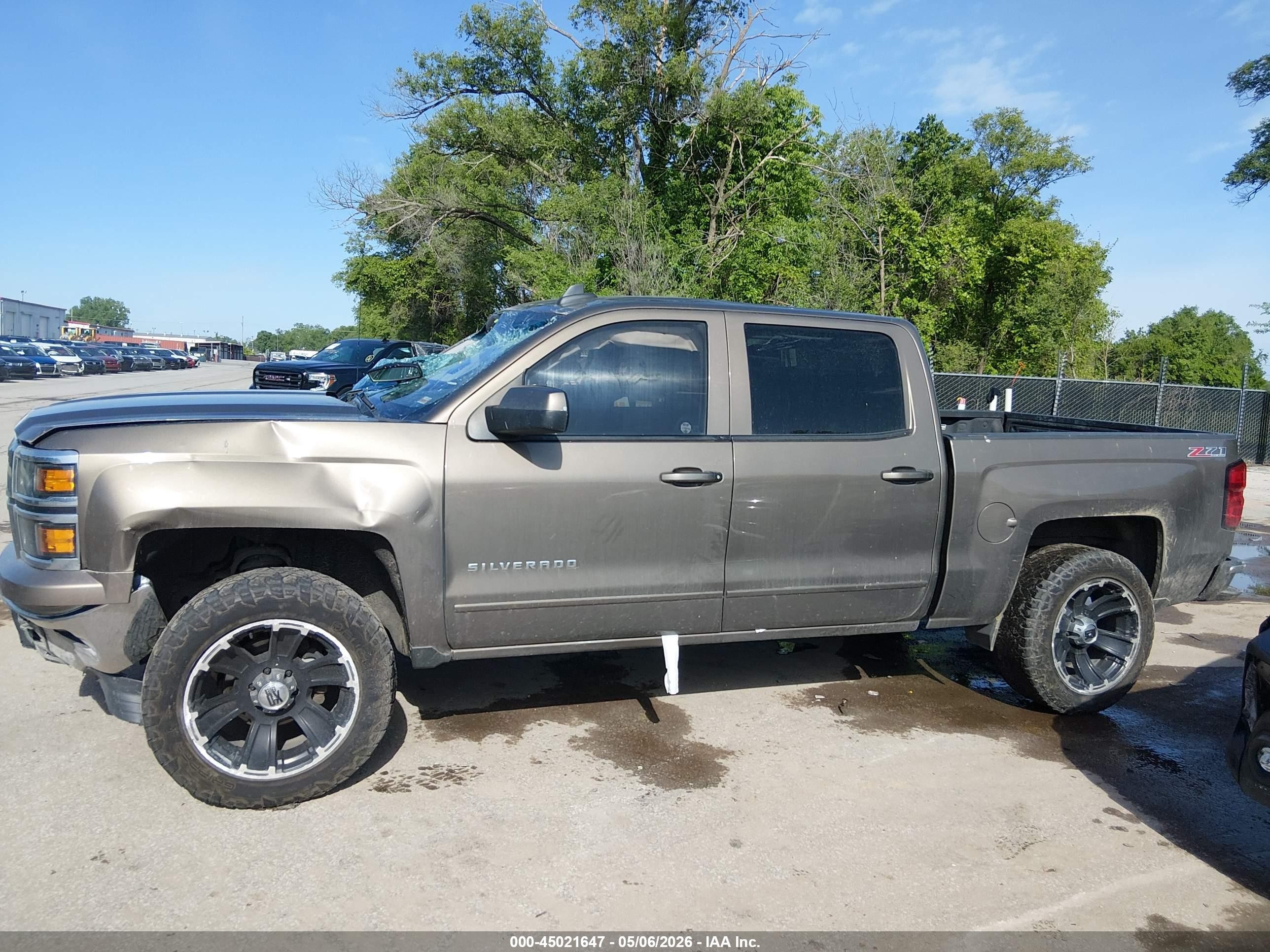 2015 Chevrolet Silverado 1500 2lt Brown vin: 3GCUKREC6FG139685