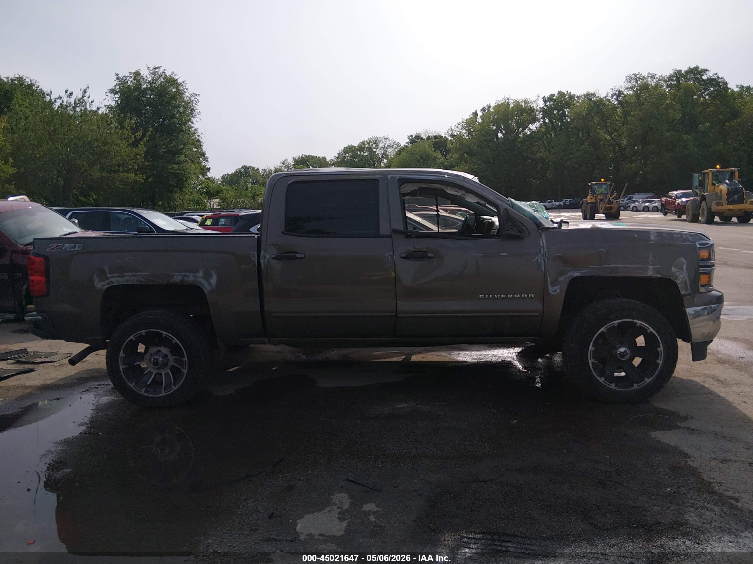 2015 Chevrolet Silverado 1500 2lt Brown vin: 3GCUKREC6FG139685
