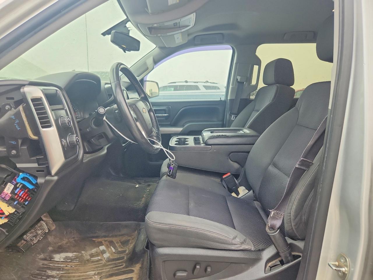2015 Chevrolet Silverado K1500 Lt Silver vin: 3GCUKREC6FG158396