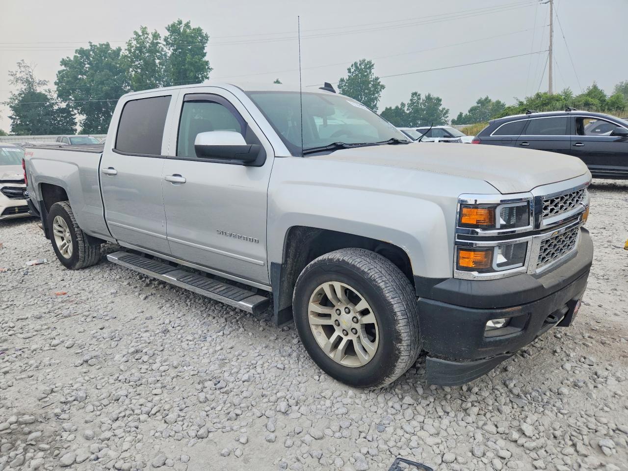 2015 Chevrolet Silverado K1500 Lt Silver vin: 3GCUKREC6FG158396