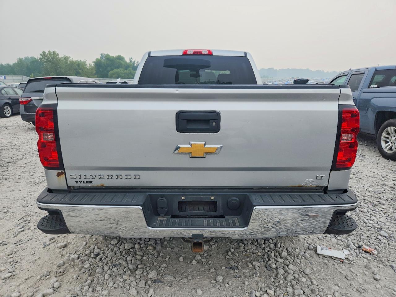 2015 Chevrolet Silverado K1500 Lt Silver vin: 3GCUKREC6FG158396