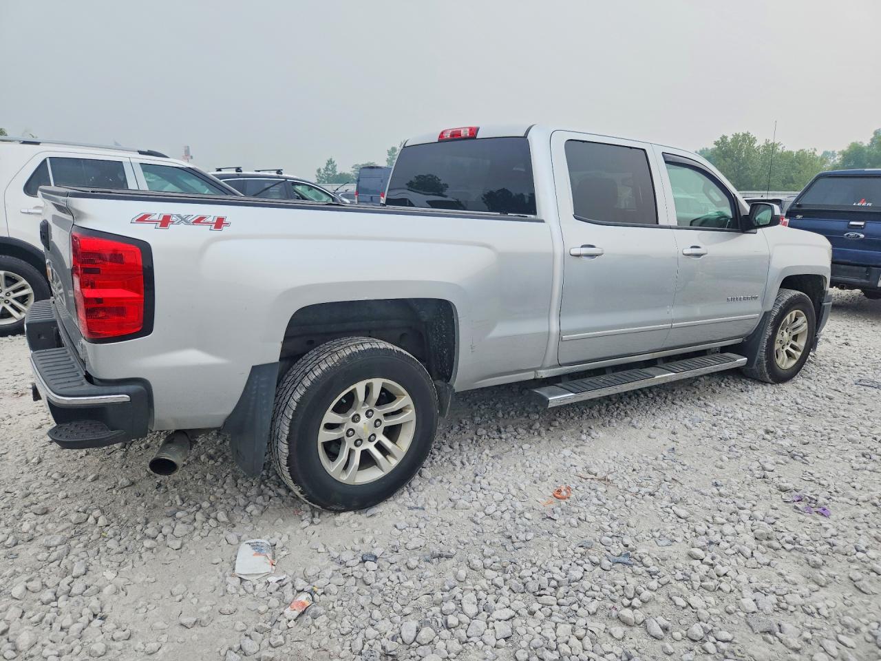 2015 Chevrolet Silverado K1500 Lt Silver vin: 3GCUKREC6FG158396