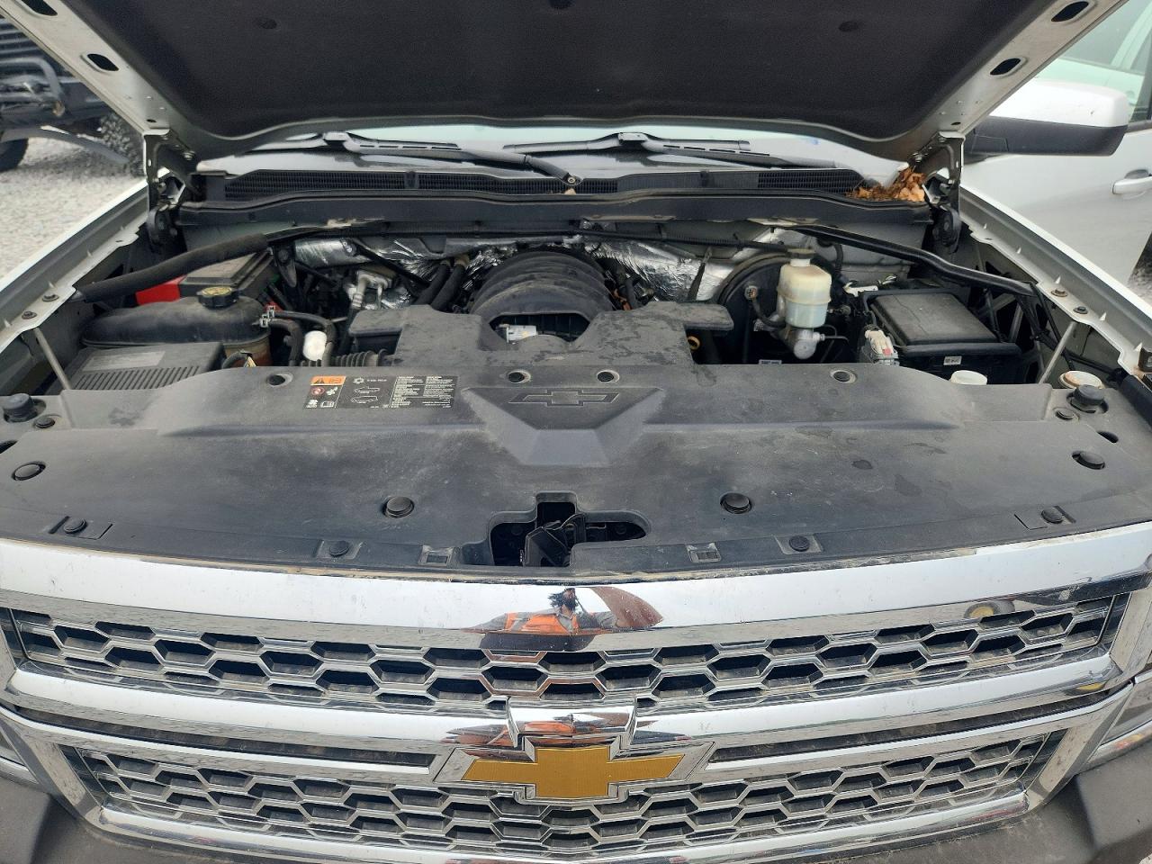 2015 Chevrolet Silverado K1500 Lt Silver vin: 3GCUKREC6FG158396