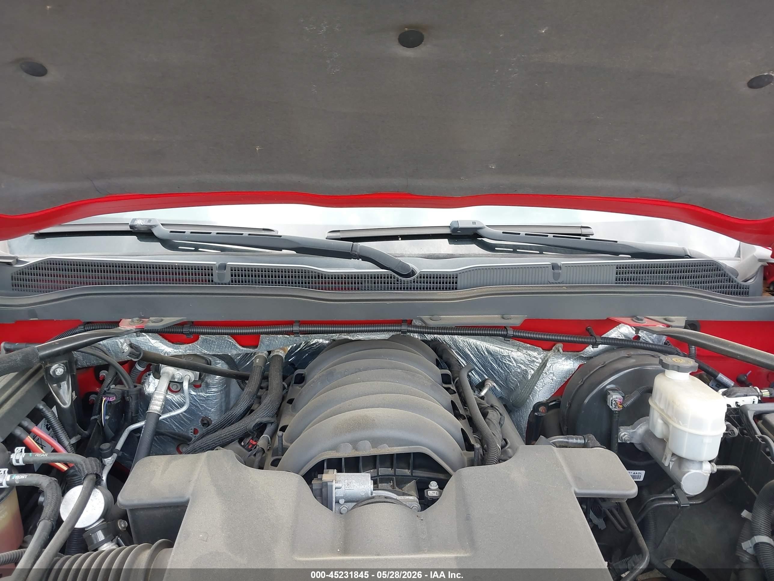 2015 Chevrolet Silverado 1500 1lt Red vin: 3GCUKREC6FG163923