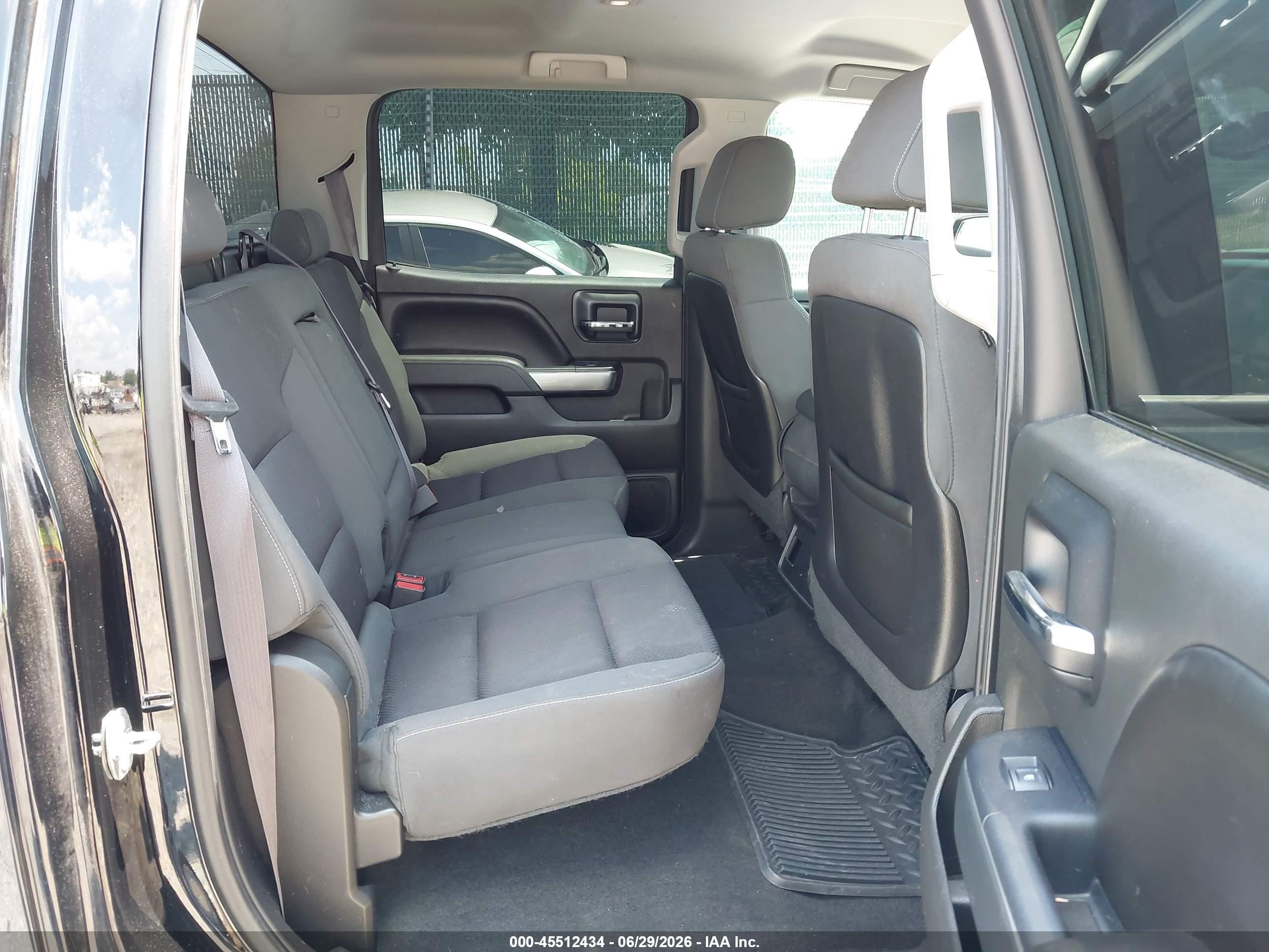 2015 Chevrolet Silverado 1500 Lt Black vin: 3GCUKREC6FG187185
