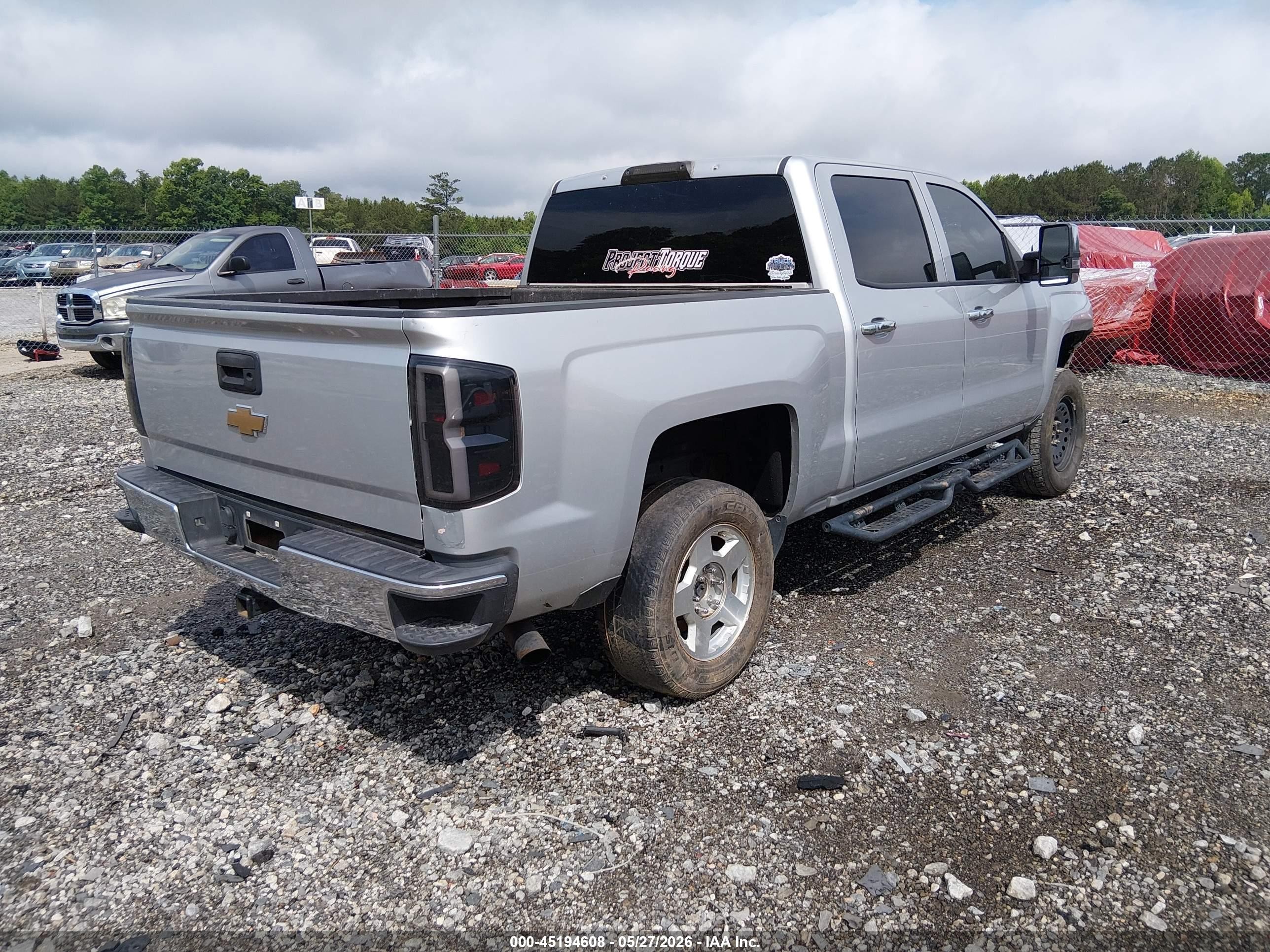 2015 Chevrolet Silverado 1500 1lt Gray vin: 3GCUKREC6FG361823