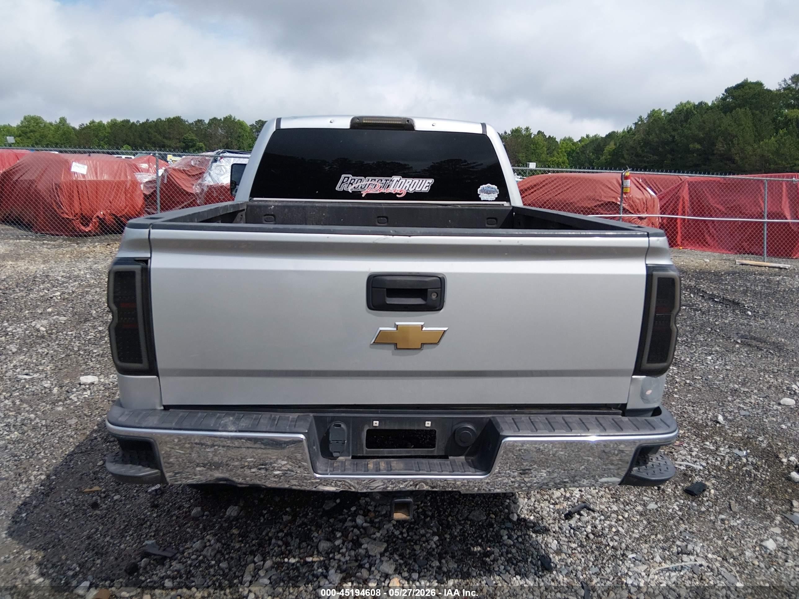2015 Chevrolet Silverado 1500 1lt Gray vin: 3GCUKREC6FG361823