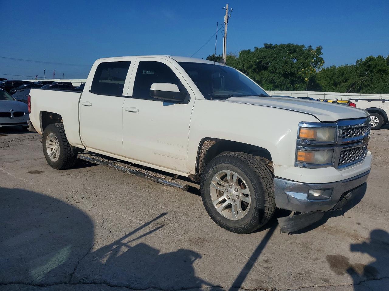 2015 Chevrolet 1500 White vin: 3GCUKREC6FG424211