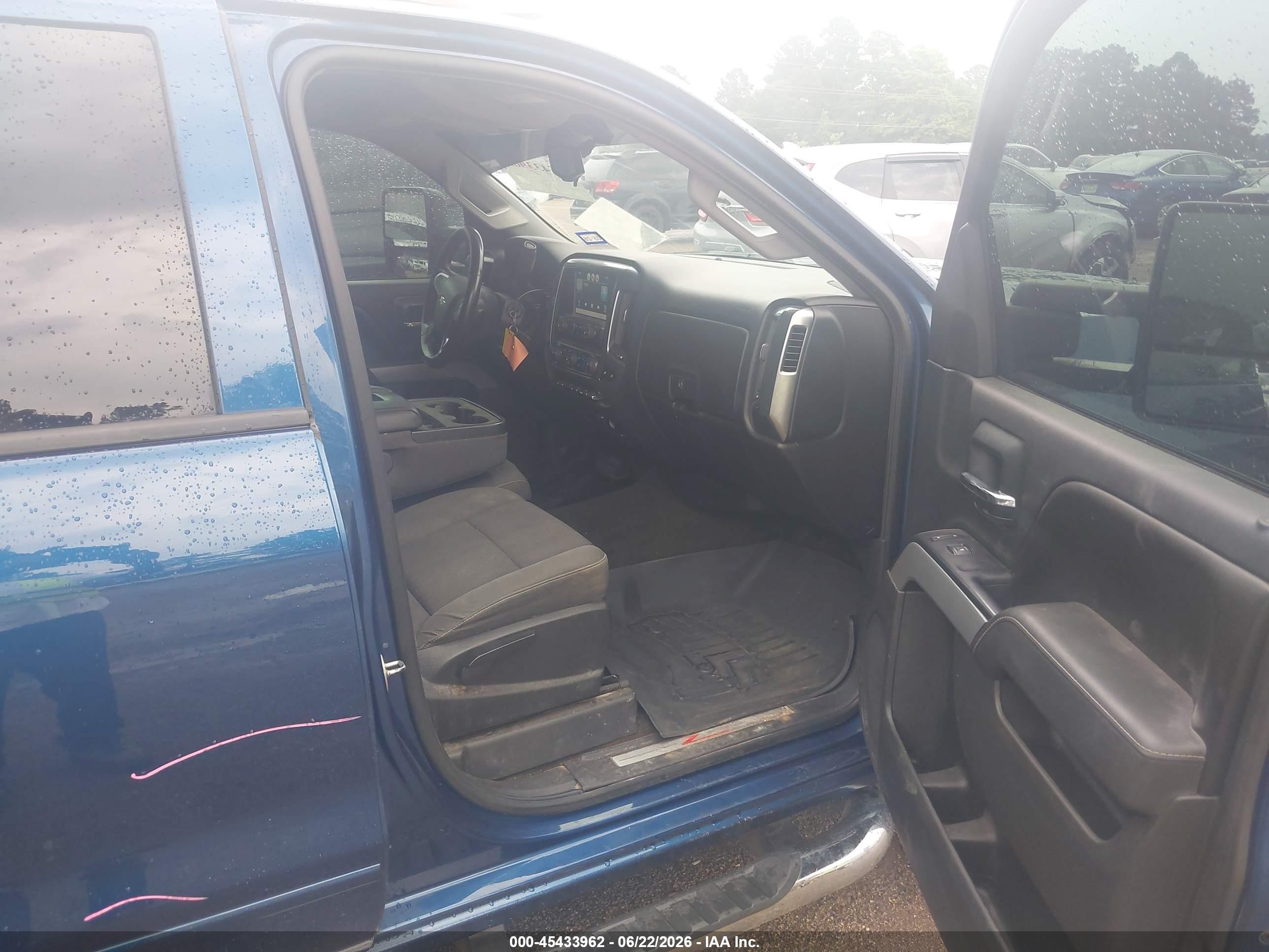 2015 Chevrolet Silverado 1500 2lt Blue vin: 3GCUKREC6FG432728