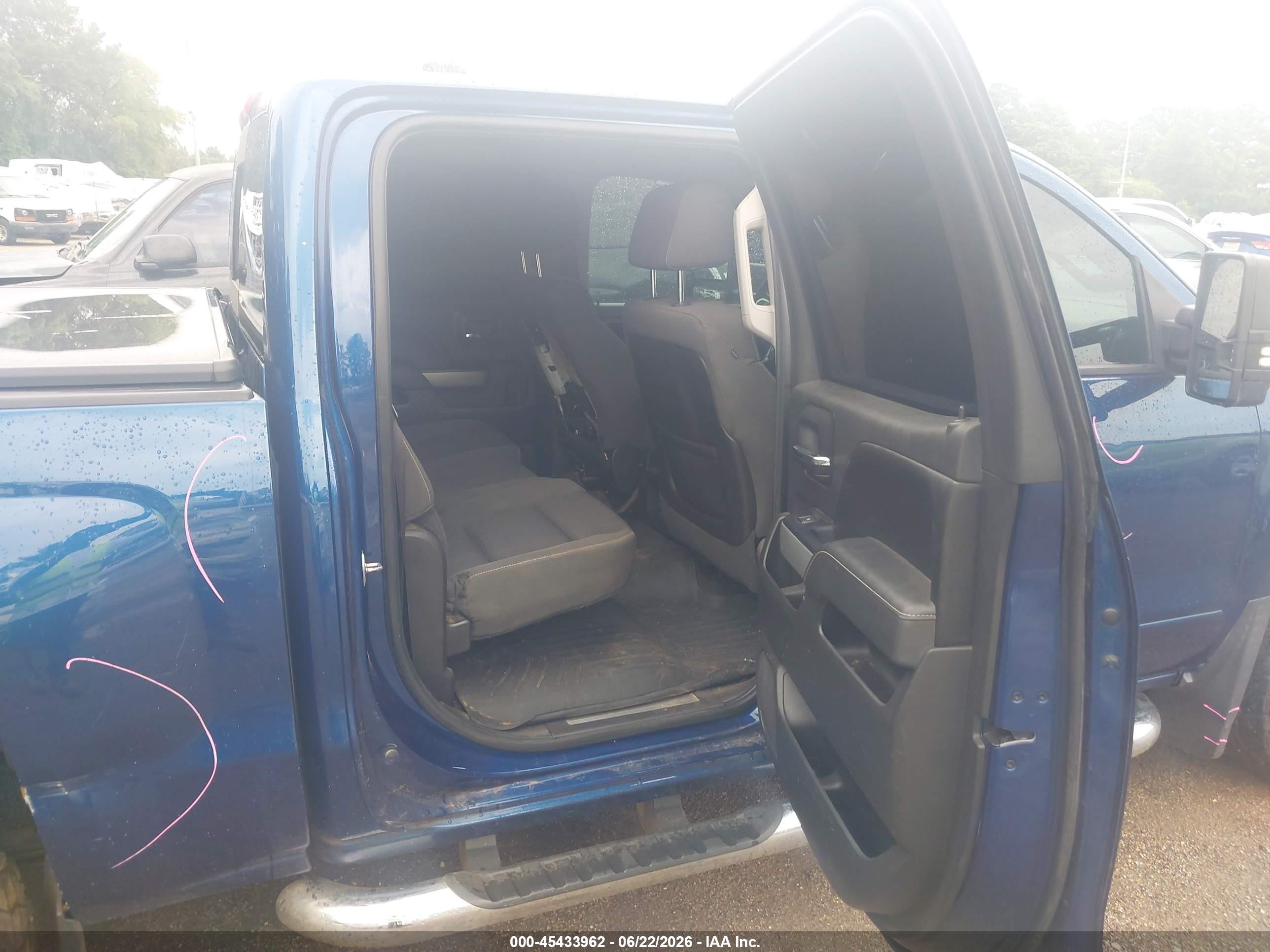 2015 Chevrolet Silverado 1500 2lt Blue vin: 3GCUKREC6FG432728