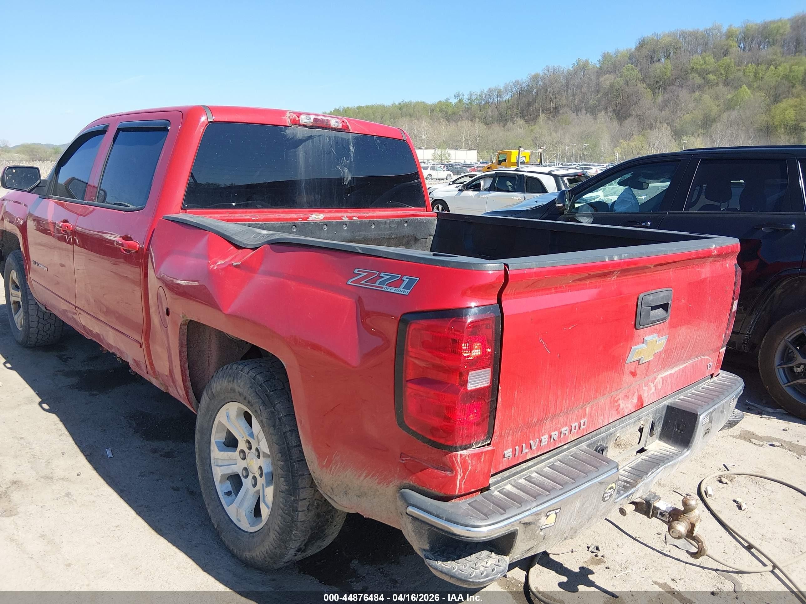 2015 Chevrolet Silverado 1500 2lt Красный vin: 3GCUKREC6FG437315