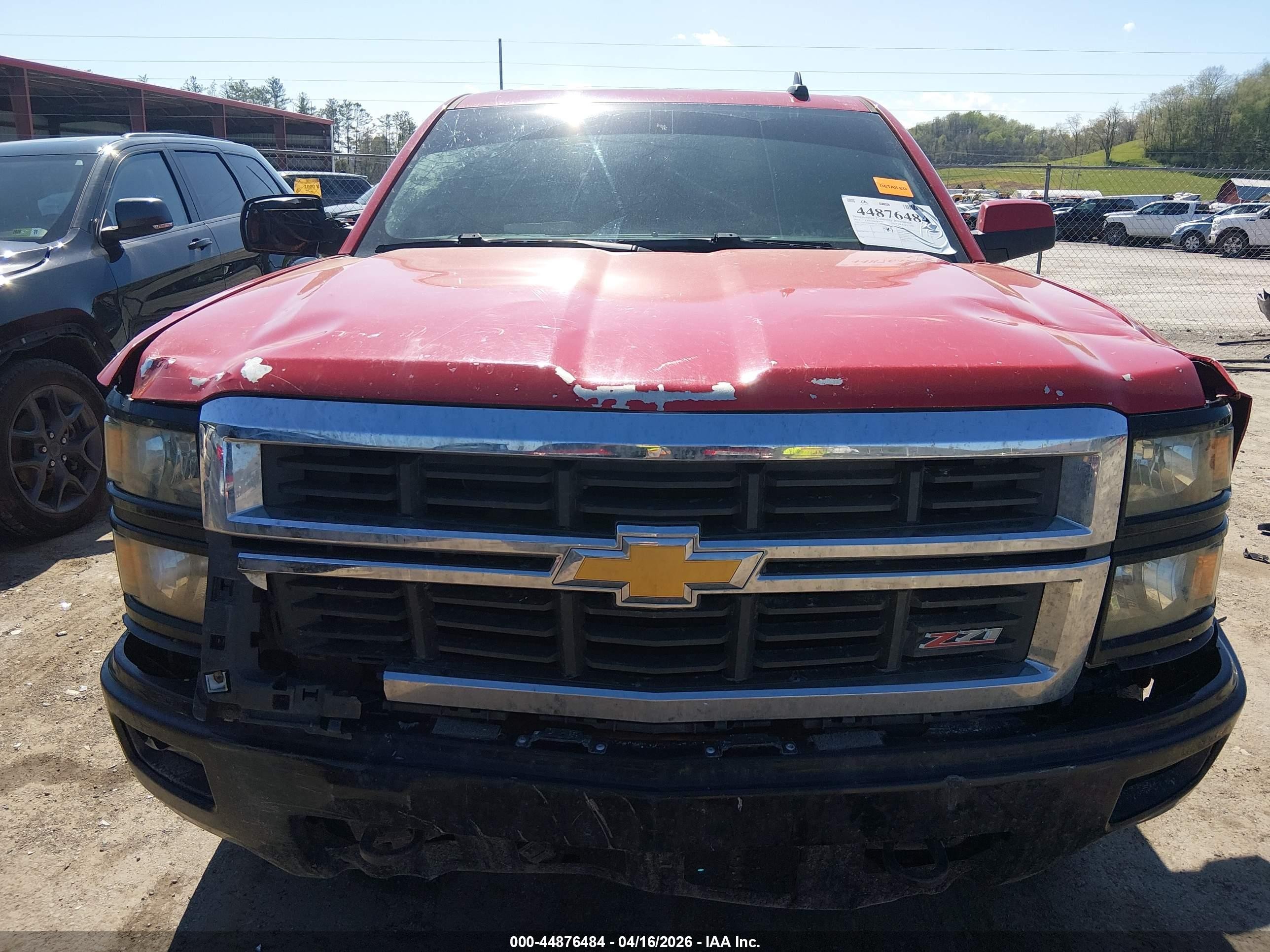 2015 Chevrolet Silverado 1500 2lt Красный vin: 3GCUKREC6FG437315