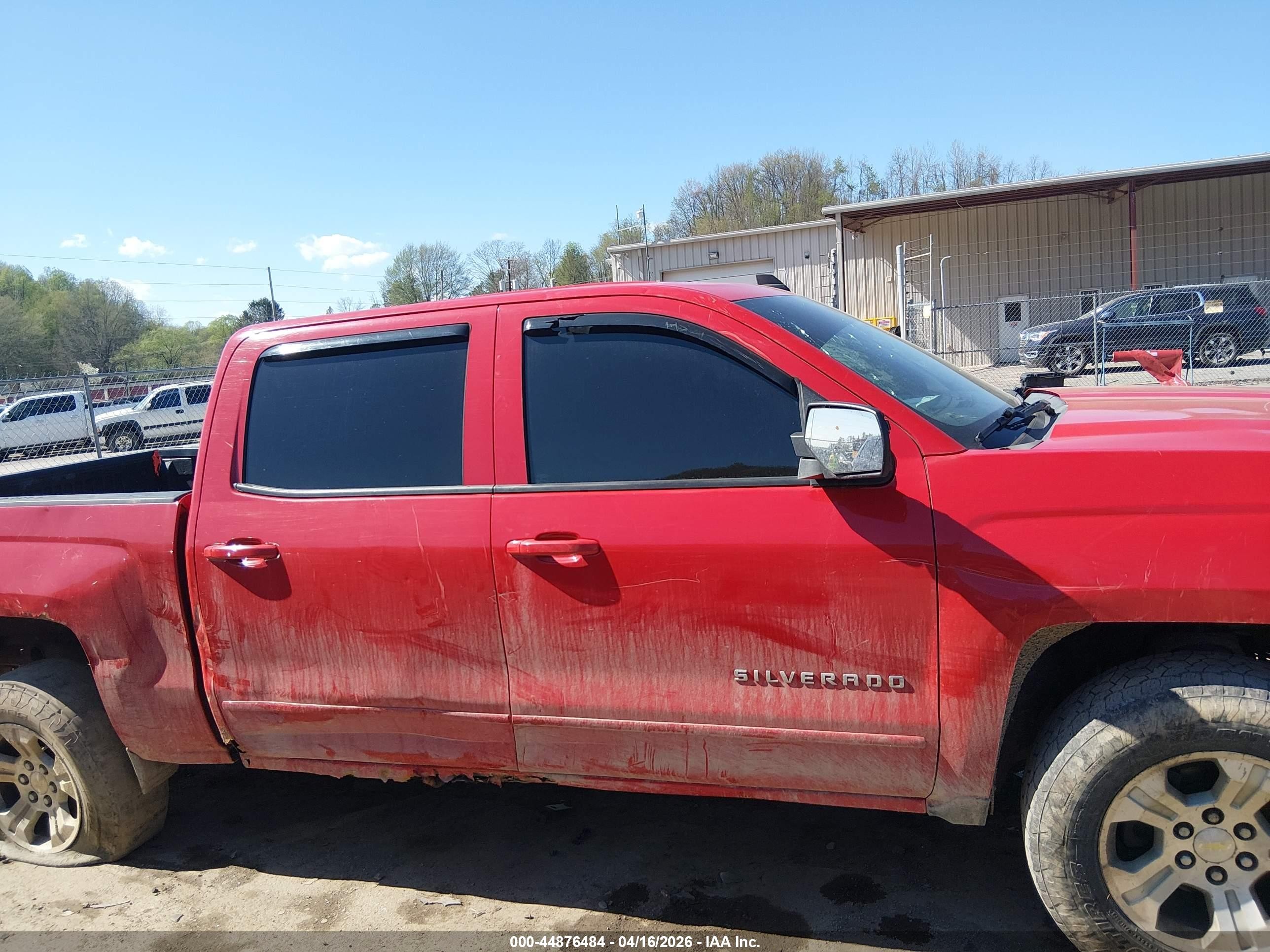 2015 Chevrolet Silverado 1500 2lt Красный vin: 3GCUKREC6FG437315