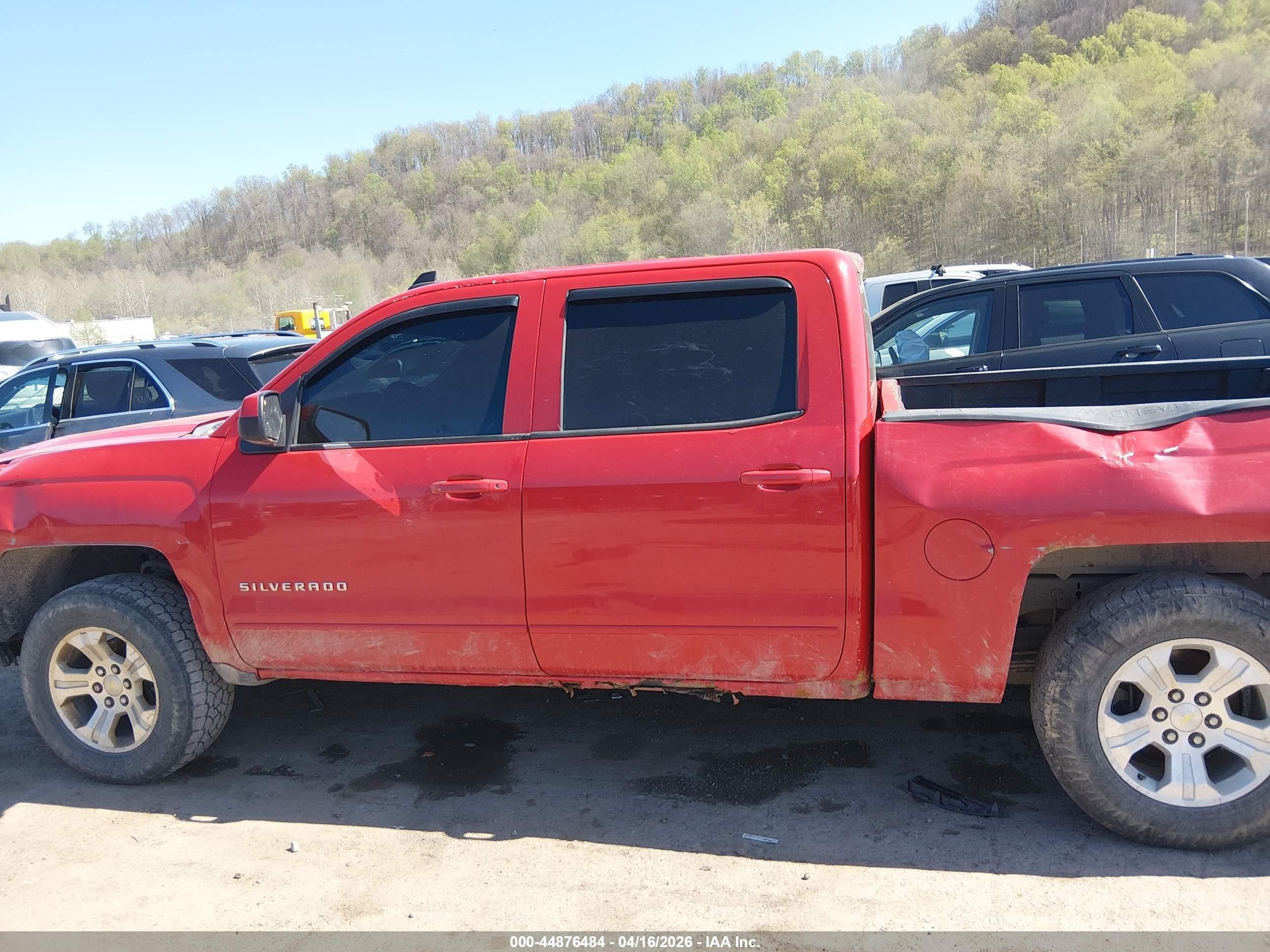 2015 Chevrolet Silverado 1500 2lt Красный vin: 3GCUKREC6FG437315