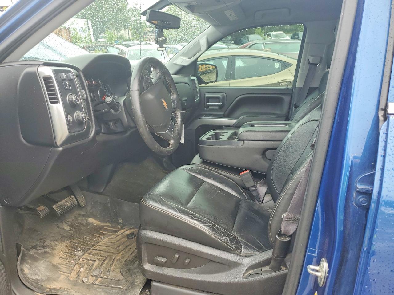 2015 Chevrolet 1500 Silverado Blue vin: 3GCUKREC6FG459332