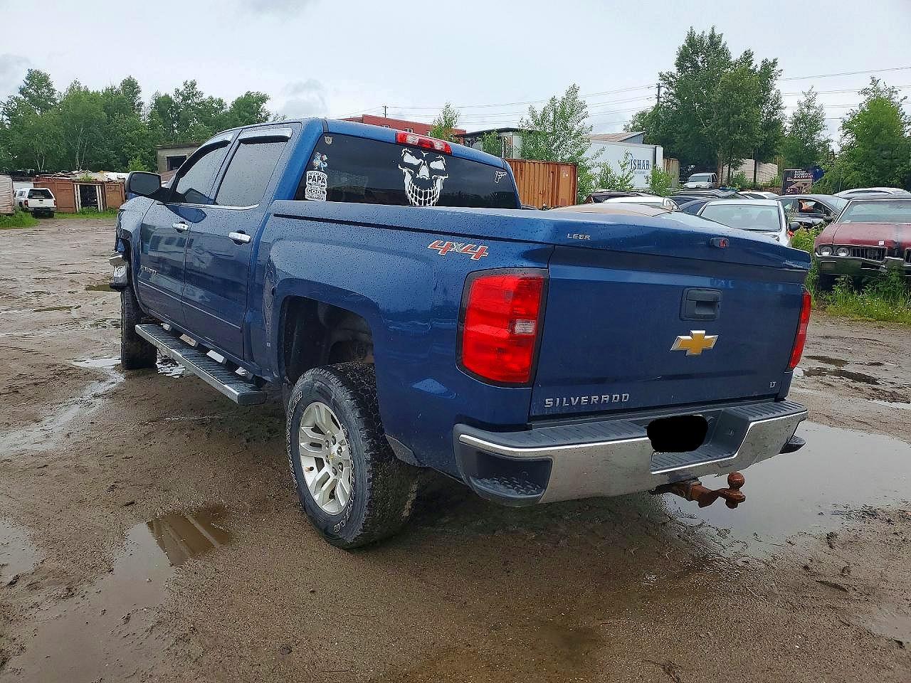 2015 Chevrolet 1500 Silverado Blue vin: 3GCUKREC6FG459332