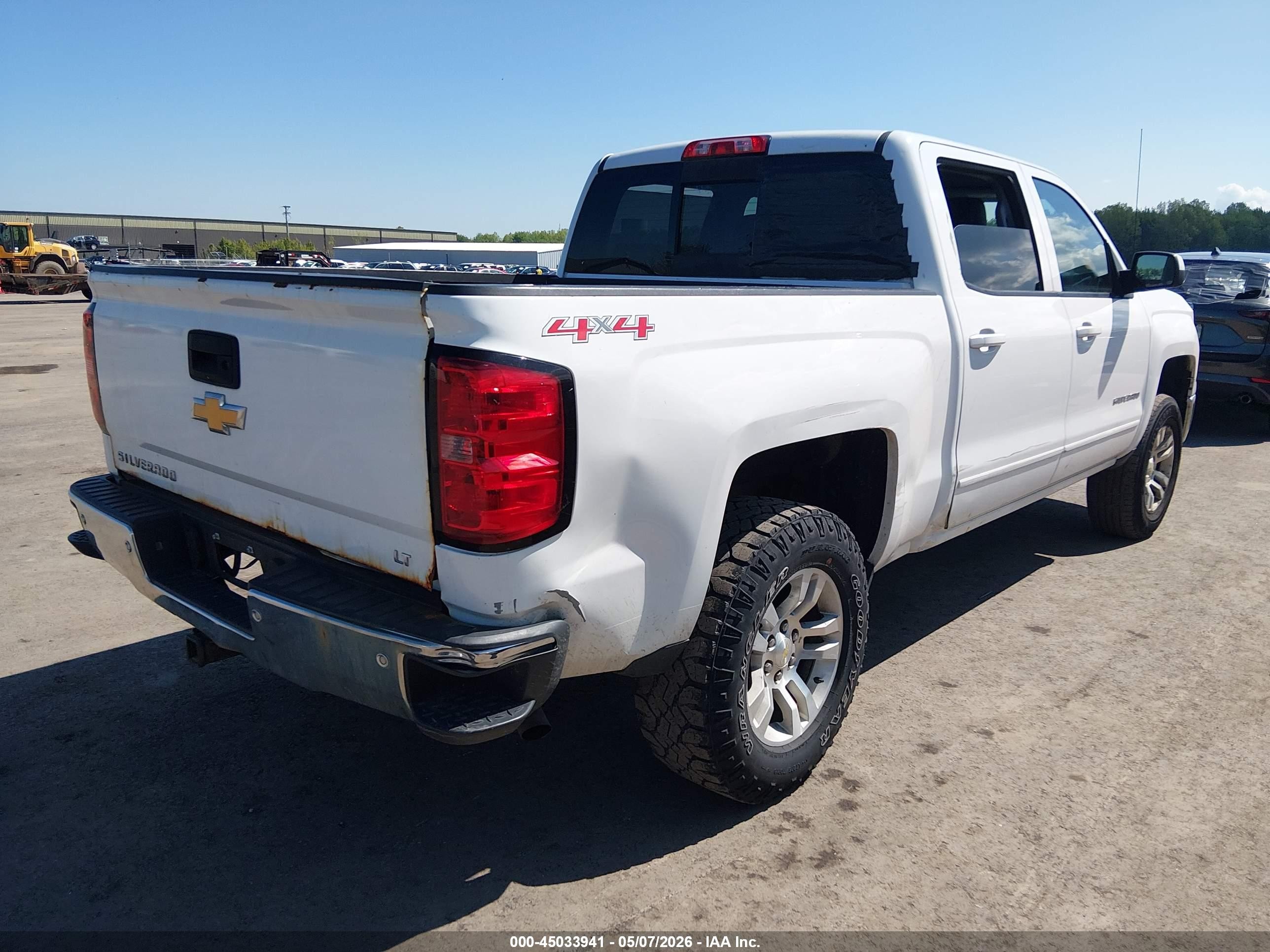 2015 Chevrolet Silverado 1500 1lt Белый vin: 3GCUKREC6FG469407