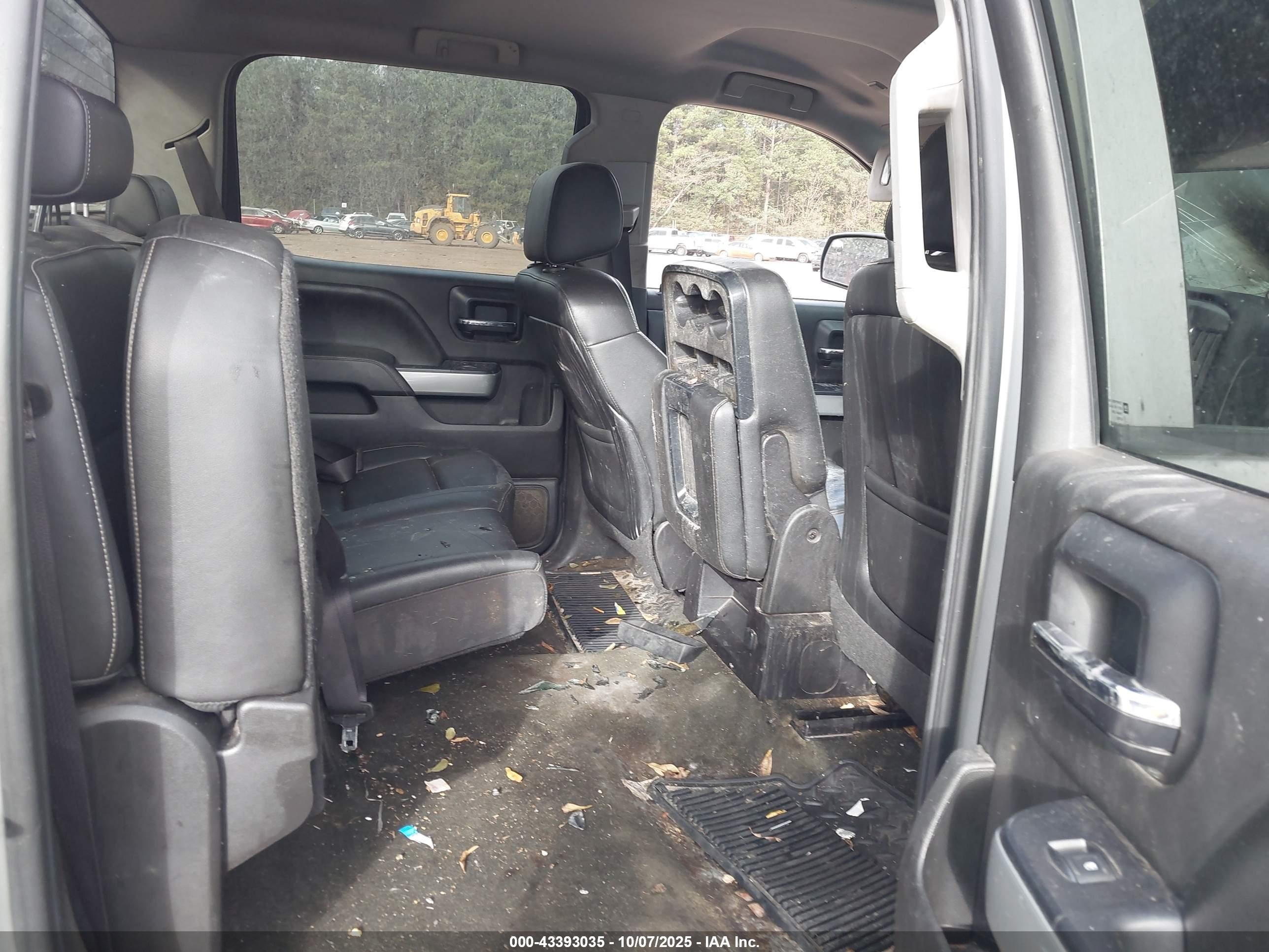 2015 Chevrolet Silverado 1500 2lt Silver vin: 3GCUKREC6FG471688