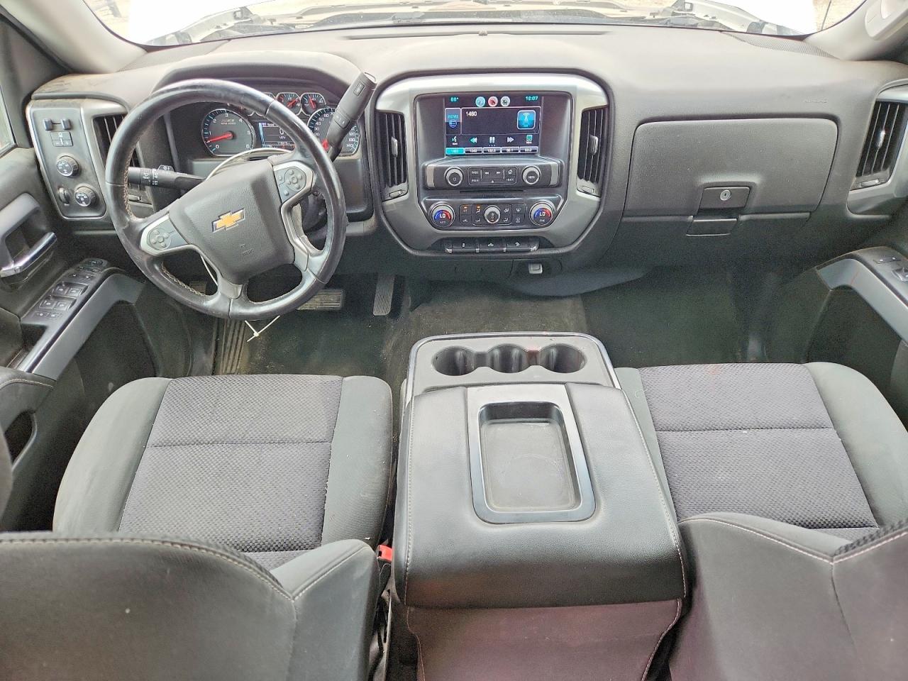 2015 Chevrolet Silverado K1500 Lt White vin: 3GCUKREC6FG486739