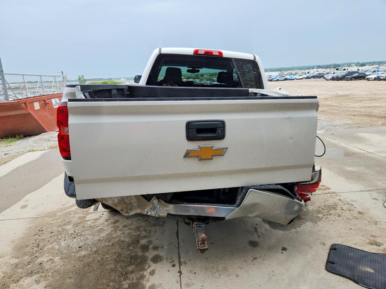 2015 Chevrolet Silverado K1500 Lt White vin: 3GCUKREC6FG486739