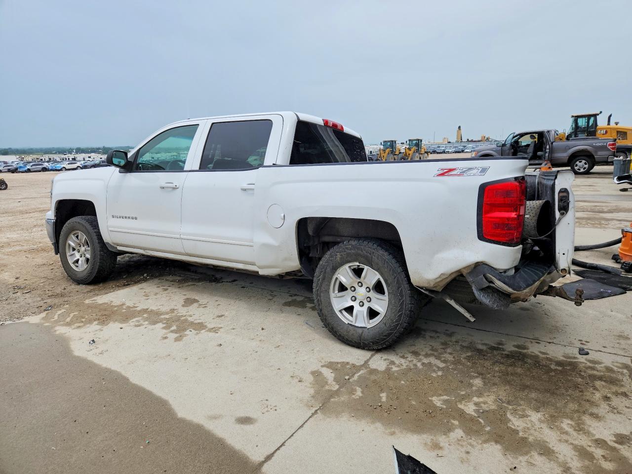 2015 Chevrolet Silverado K1500 Lt White vin: 3GCUKREC6FG486739