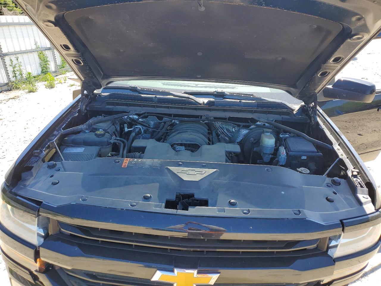 2017 Chevrolet Silverado K1500 Lt Black vin: 3GCUKREC6HG459544