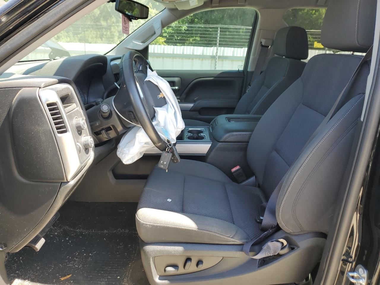 2017 Chevrolet Silverado K1500 Lt Black vin: 3GCUKREC6HG459544 Damage: Airbag - Front Left, Deployed, Replacement Required