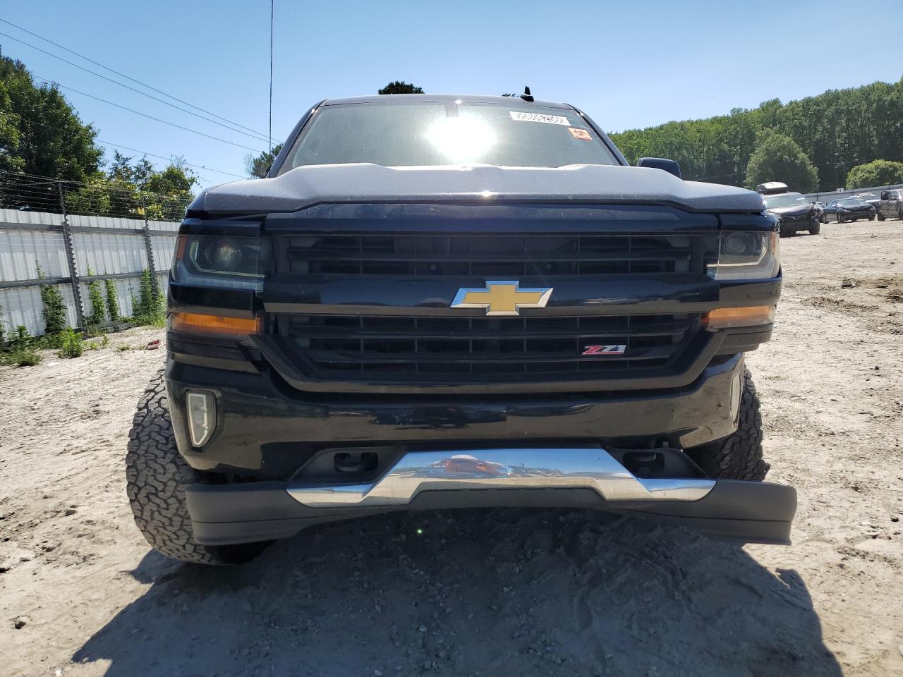 2017 Chevrolet Silverado K1500 Lt Black vin: 3GCUKREC6HG459544 Damage: Front Bumper Cover Lower, Broken, Replacement Required